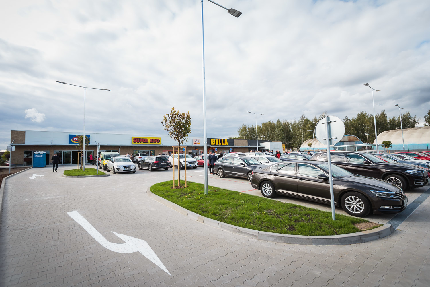 Praha 9 – Retail Park Vinoř - Bygningskonstruksjon