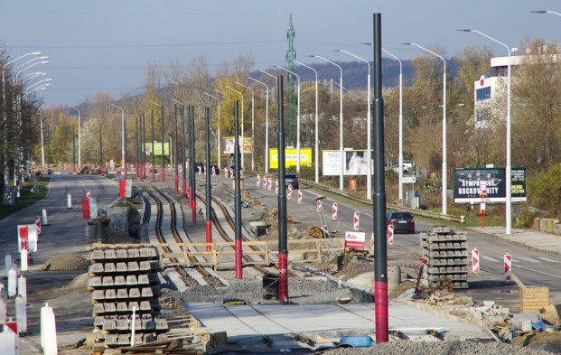 Modernizácia električkových tratí - Dúbravsko - Karloveská radiála - Jernbanebygging