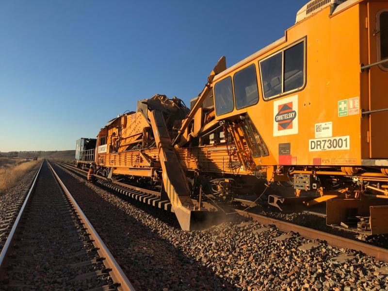 ARTC Hunter Valley Ballast Cleaning - Jernbanebygging