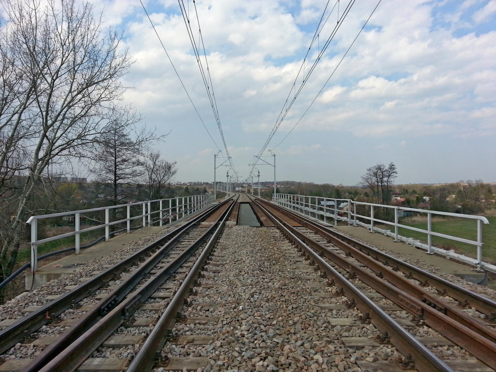 Prace budowlane na torze kolejowym, Kraków  - Jernbanebygging