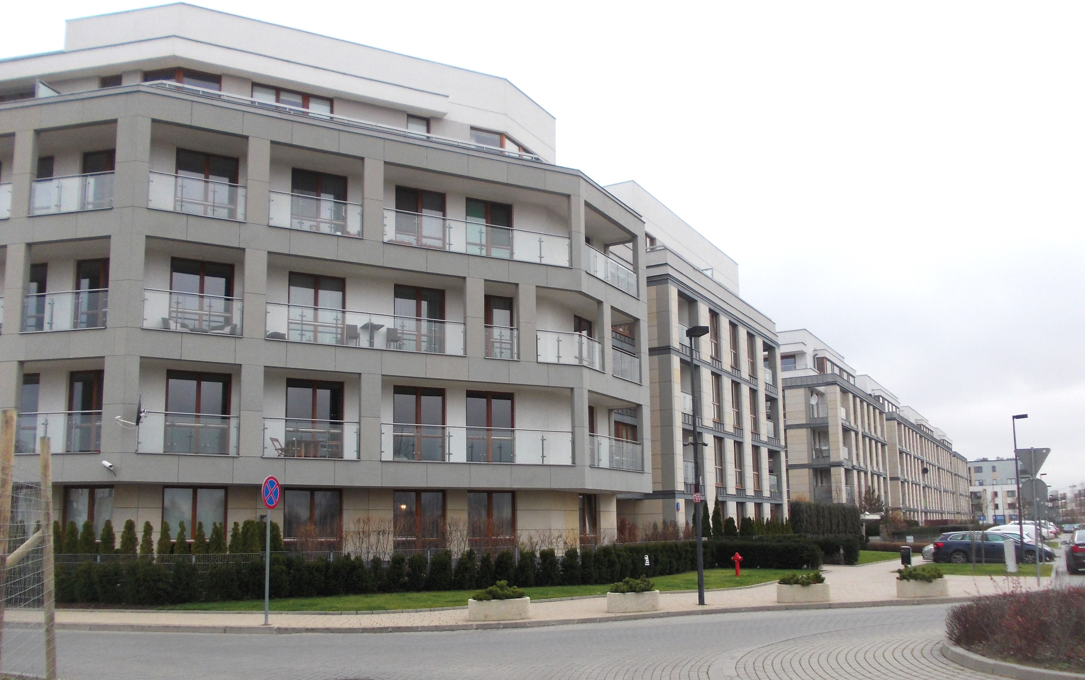 Zespół Mieszkaniowy Wilanów ONE w Warszawie - Bygningskonstruksjon