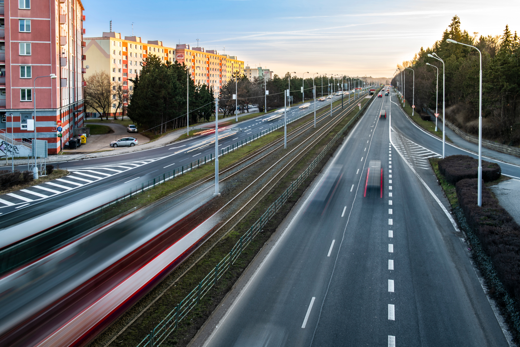 Olomouc – rekonstrukce ul. Brněnská - Vei- og brobygging