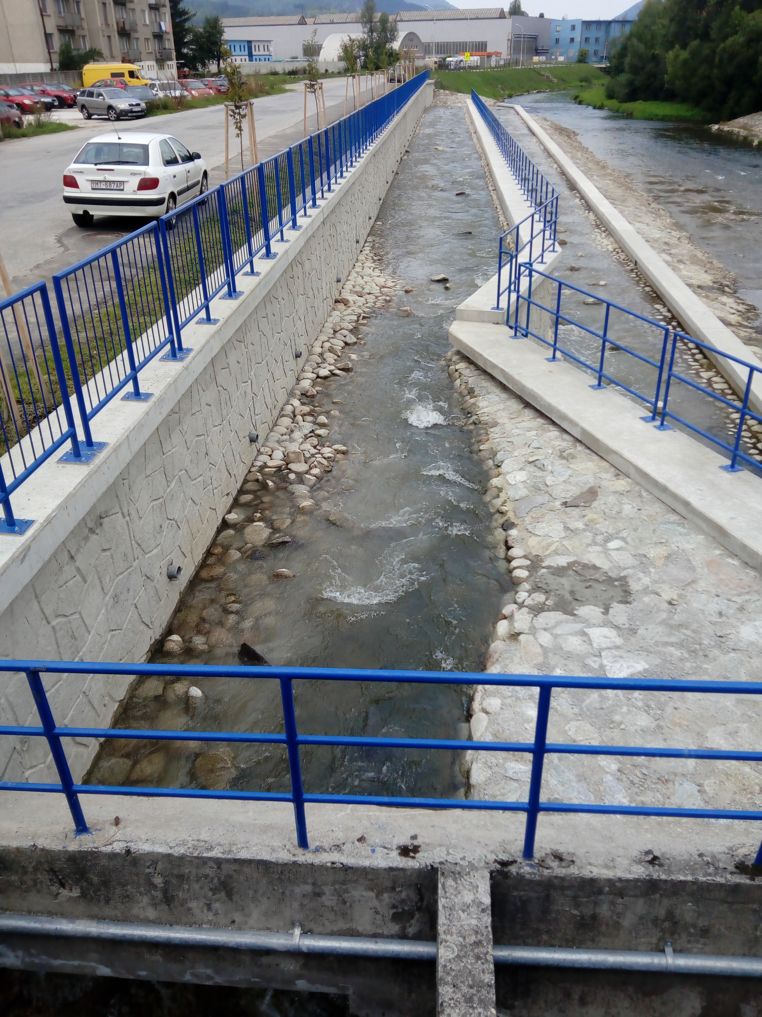 Odstraňovanie bariér vo vodnom toku Turiec, rkm 7,530; stavebné práce - Anleggsvirksomhet