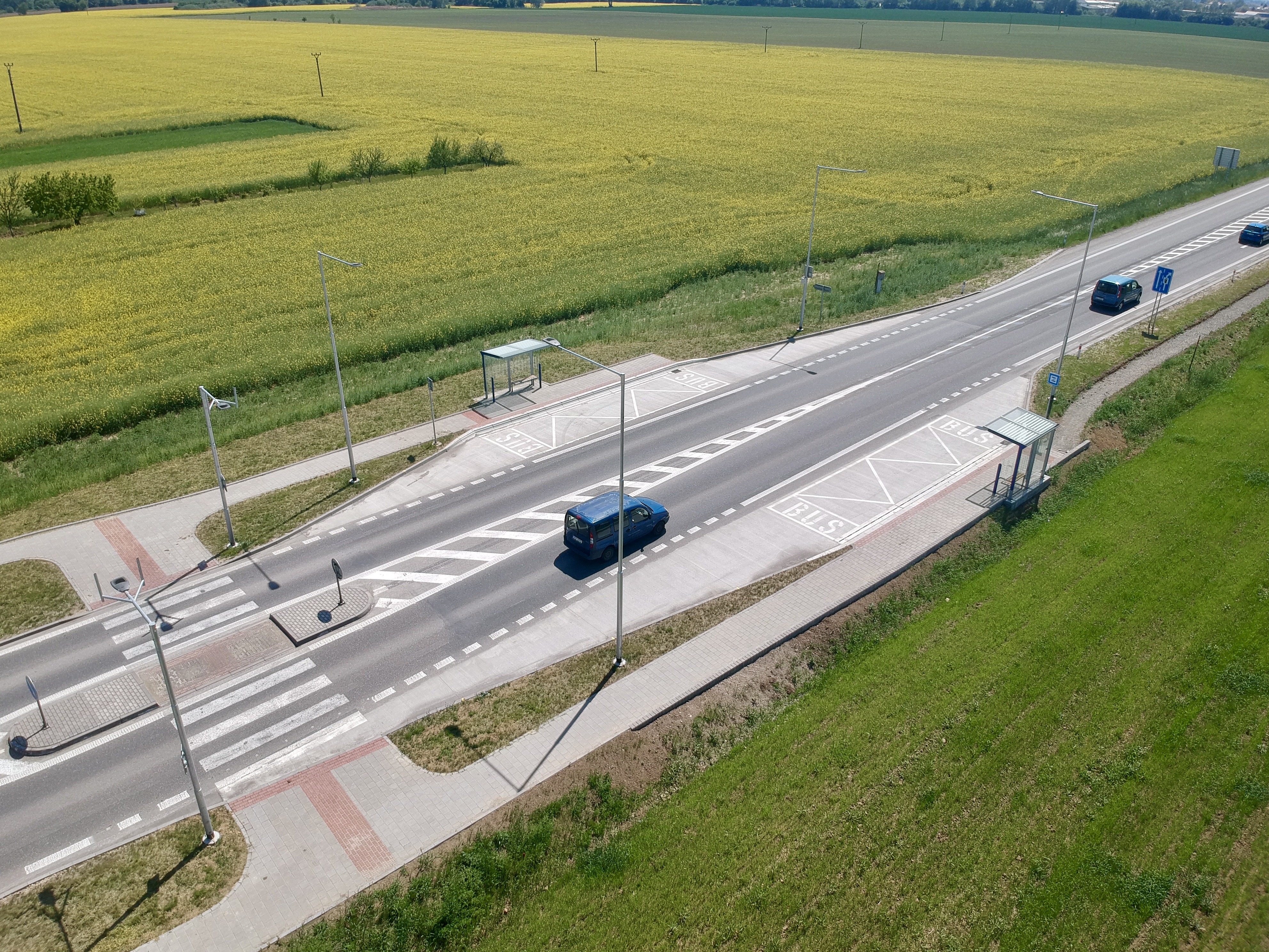 Spytihněv – autobusová zastávka - Vei- og brobygging