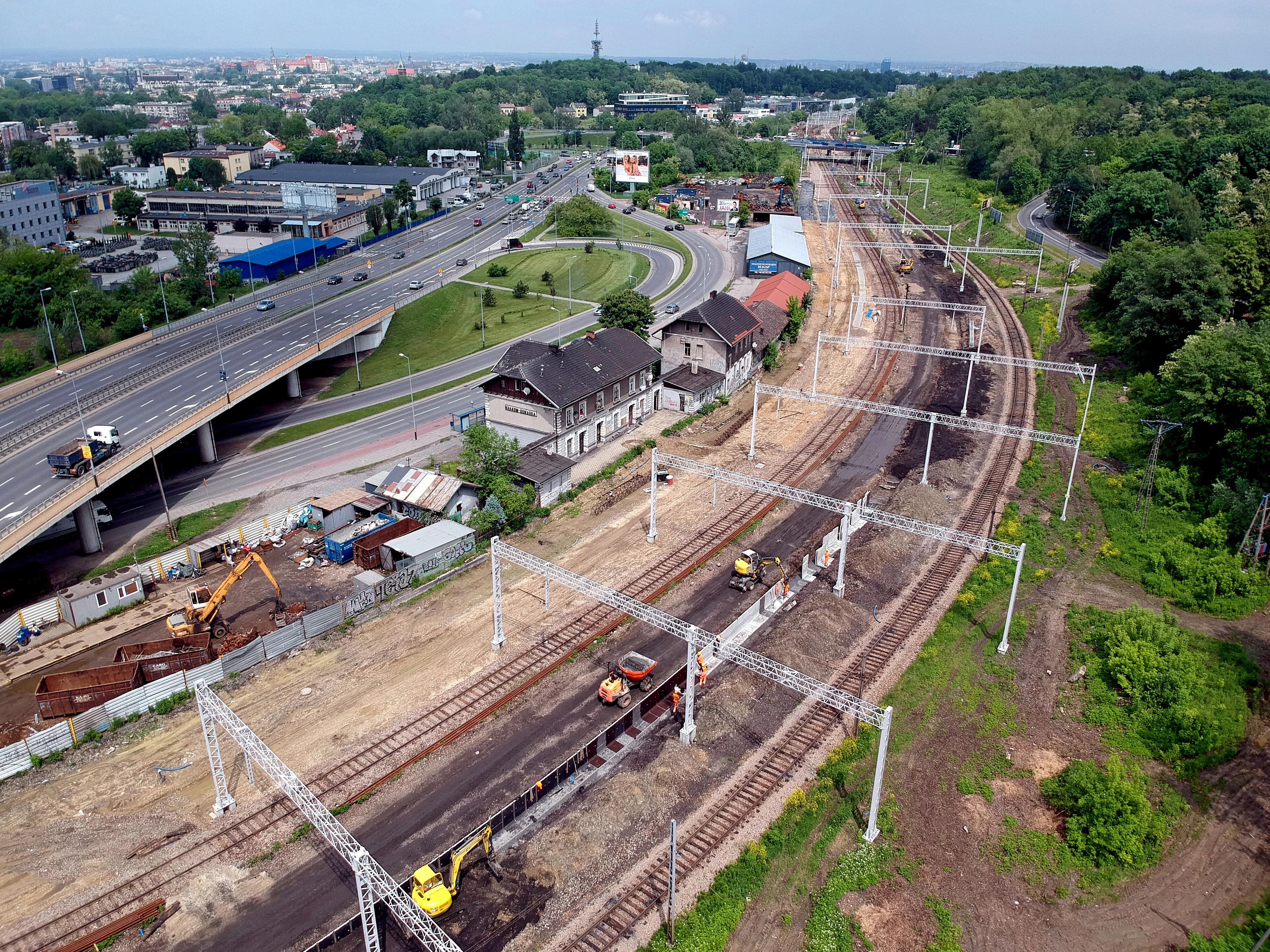 Linia 94 – Odcinek Kraków Bonarka – Podbory Skawińskie - Jernbanebygging