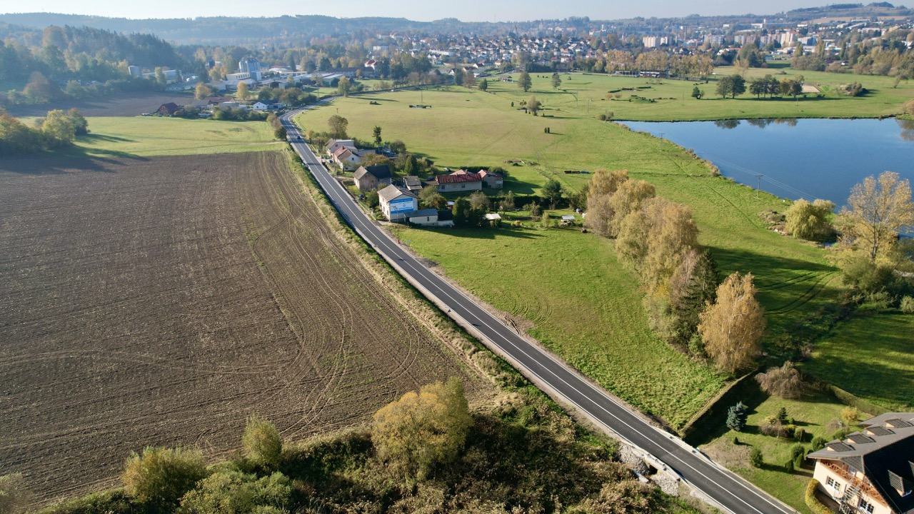 Silnice II/347 – rekonstrukce úseku Humpolec–Čejov - Vei- og brobygging