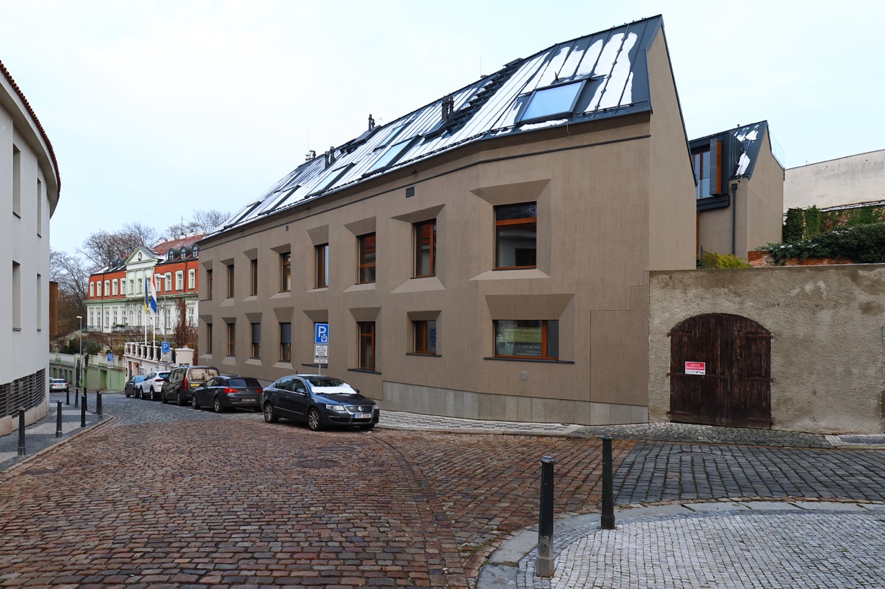Praha – novostavba rezidence Gotthardská - Bygningskonstruksjon