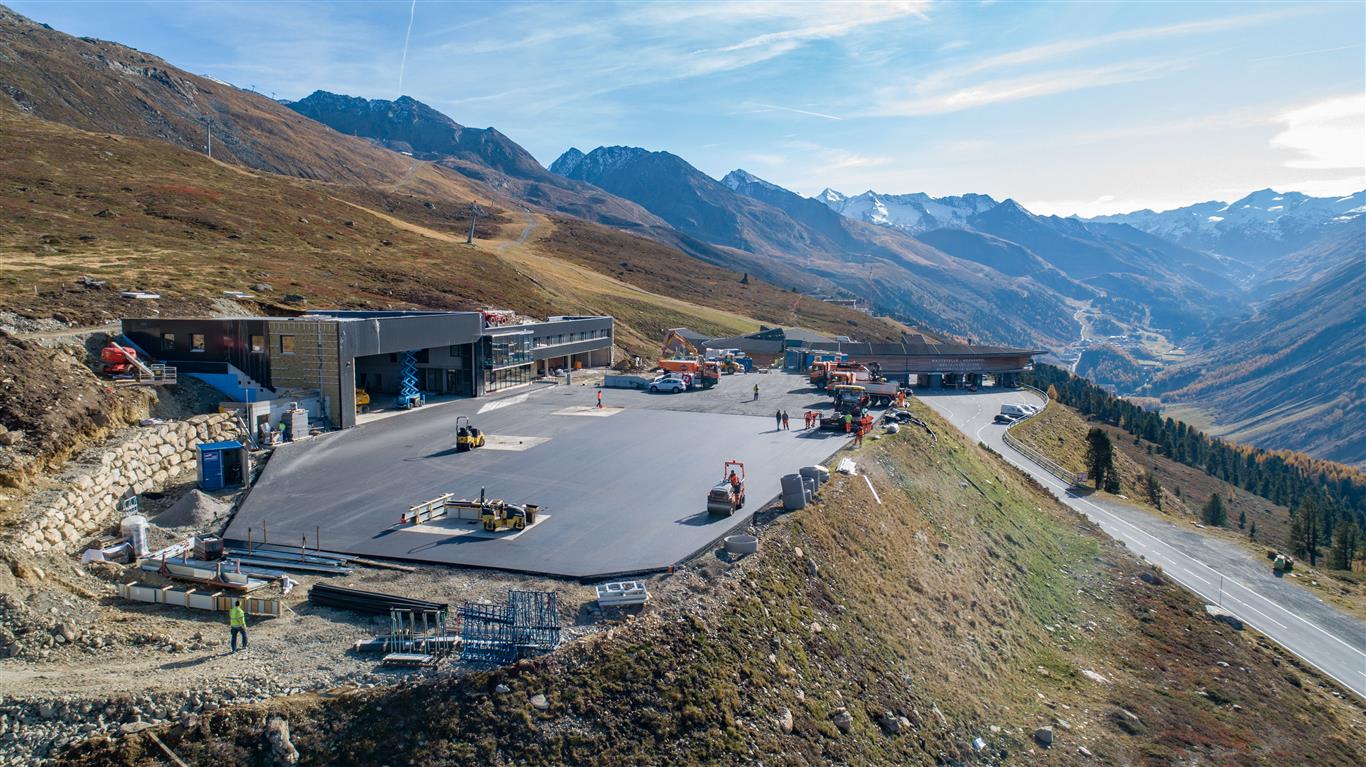 Heliport Hochgurgl - Vei- og brobygging