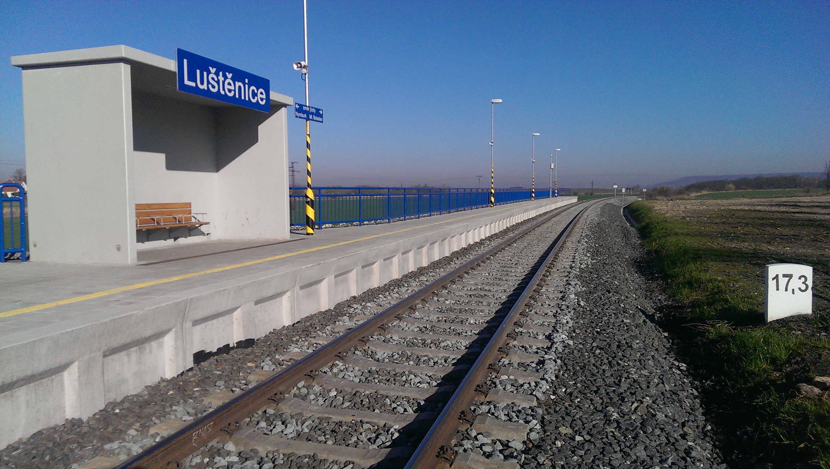 Zvýšení kapacity trati Nymburk – Mladá Boleslav, 1. stavba - Jernbanebygging