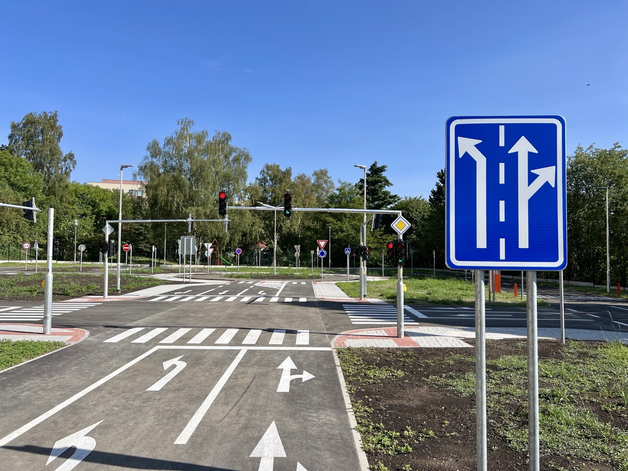 Příbram – rekonstrukce dopravního hřiště - Vei- og brobygging