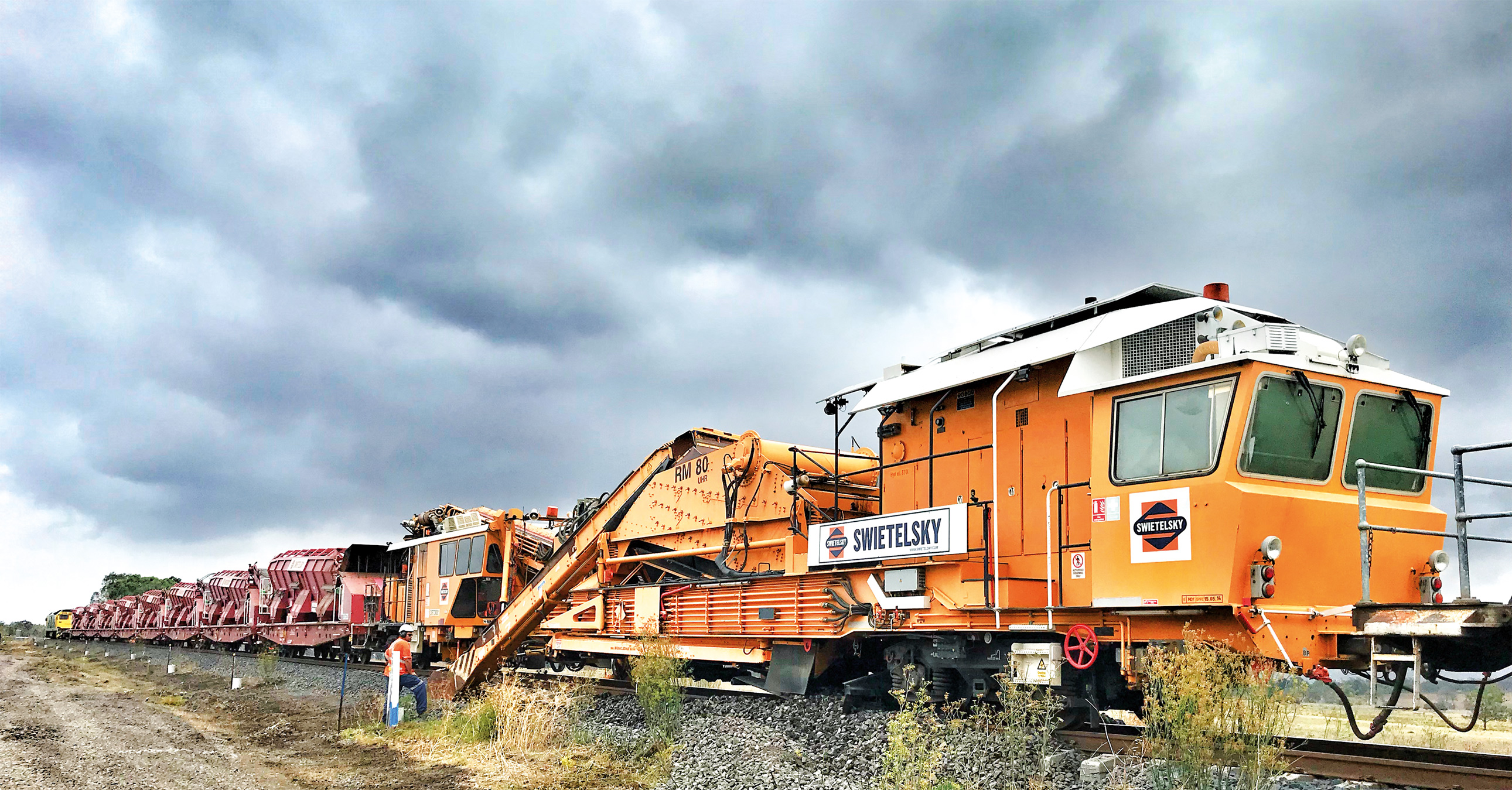 Track works, New South Wales - Jernbanebygging