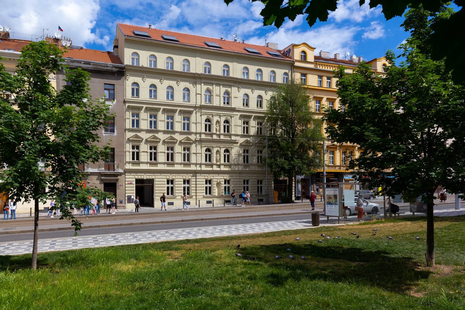 Rekonstrukce bytového domu - Praha, Seifertova  - Bygningskonstruksjon