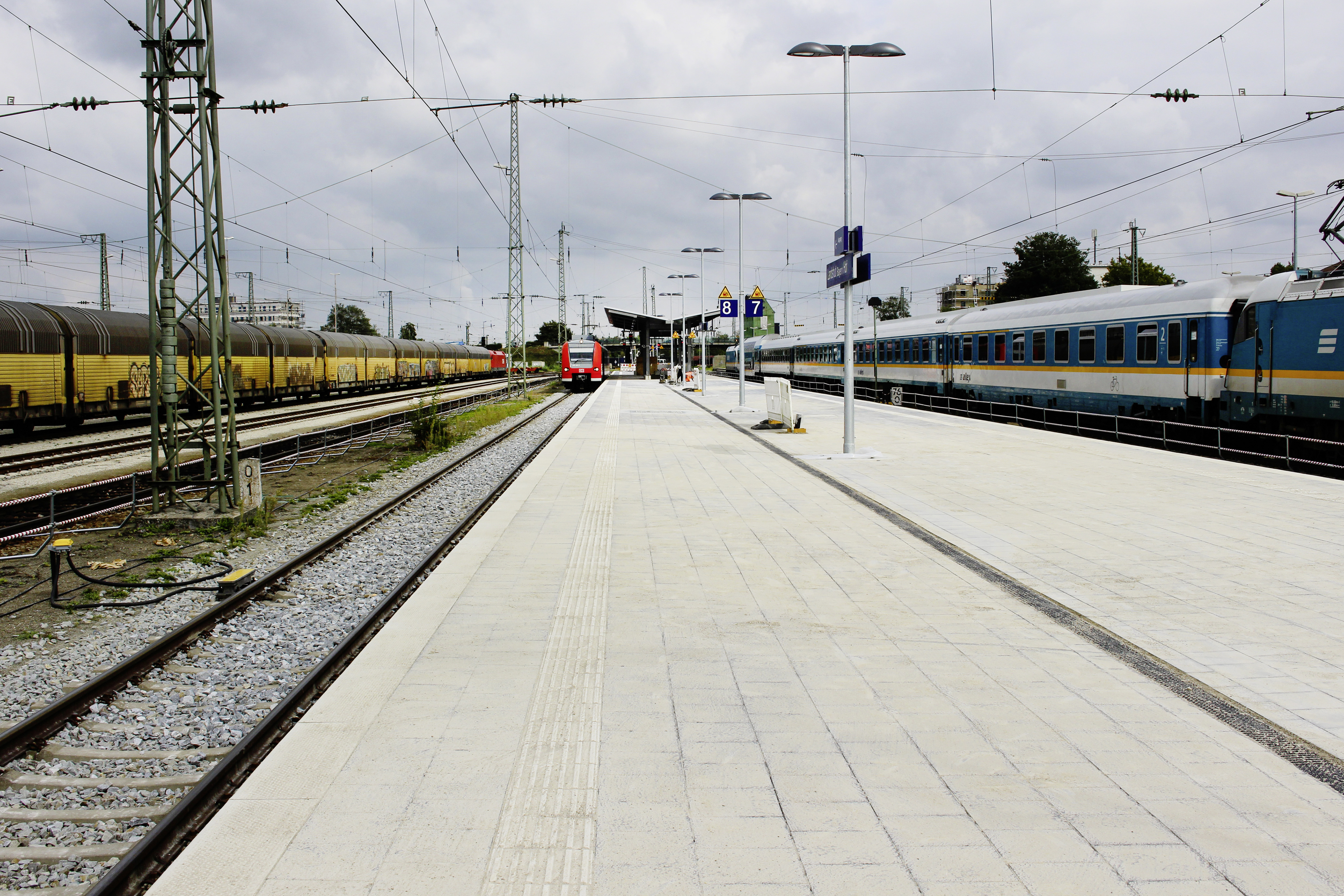 Bahnsteig, Landshut - Anleggsvirksomhet
