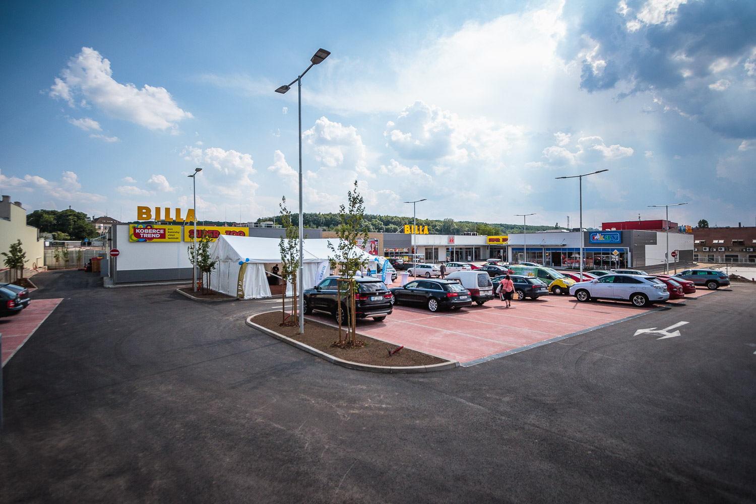 Praha 9 – Retail Park Poděbradská - Bygningskonstruksjon