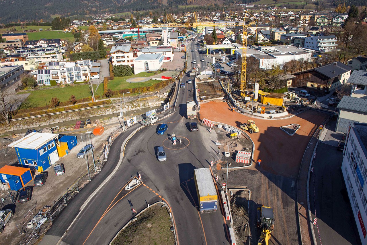 B-311 Ortsdurchfahrt Saalfelden - Vei- og brobygging B-311 Ortsdurchfahrt Saalfelden - Vei- og brobygging