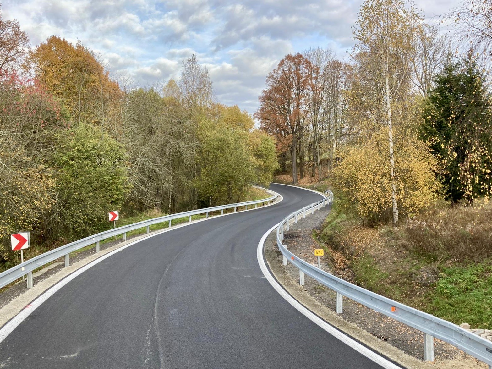 Silnice I/39 – rekonstrukce úseku Želnava–Záhvozdí - Vei- og brobygging