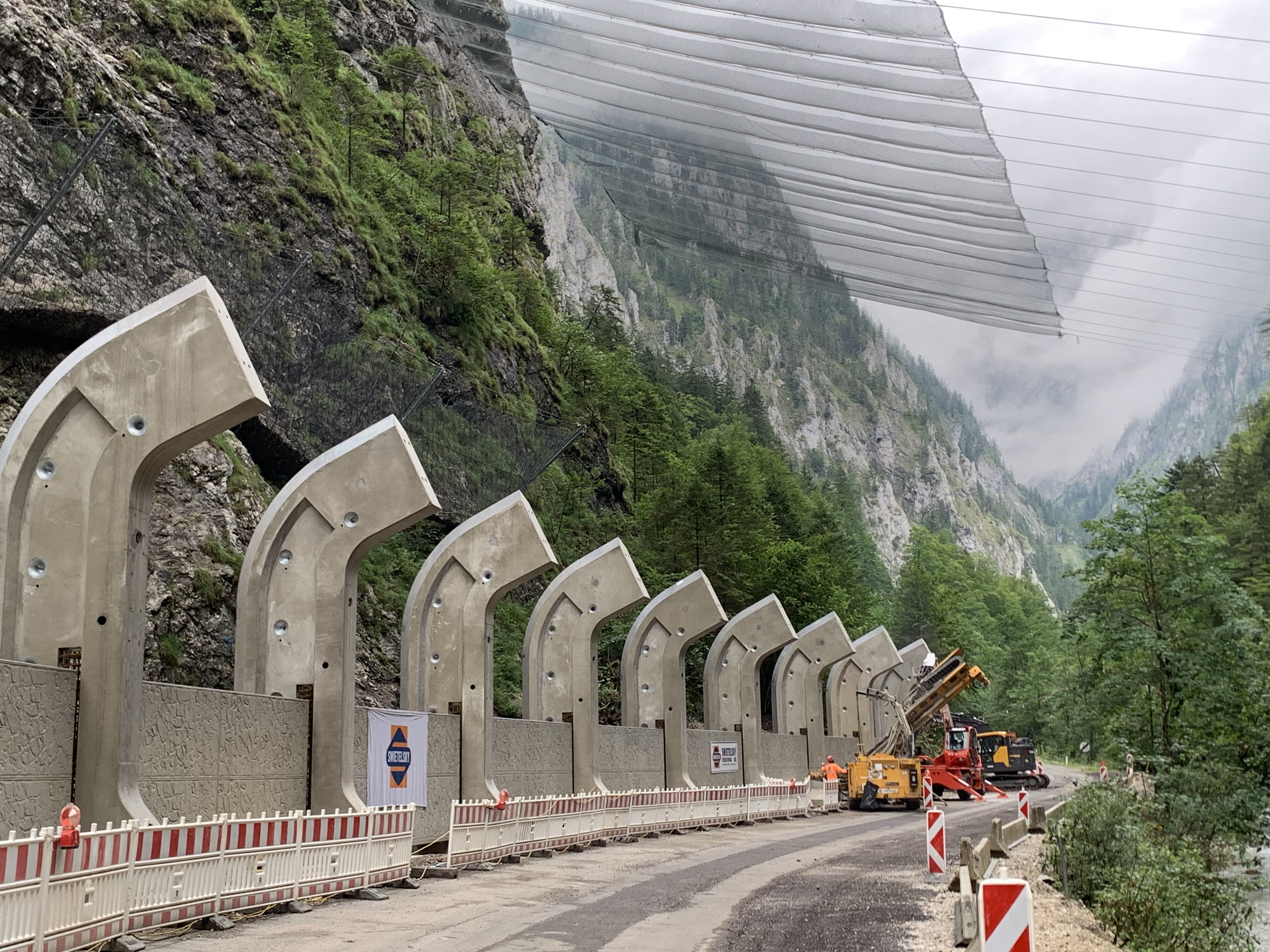 L127 Radmerstraße - Steinerne Jungfrau - Anleggsvirksomhet