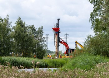 State-of-the-art geotechniek om Nederlandse spoordijken te versterken - NL