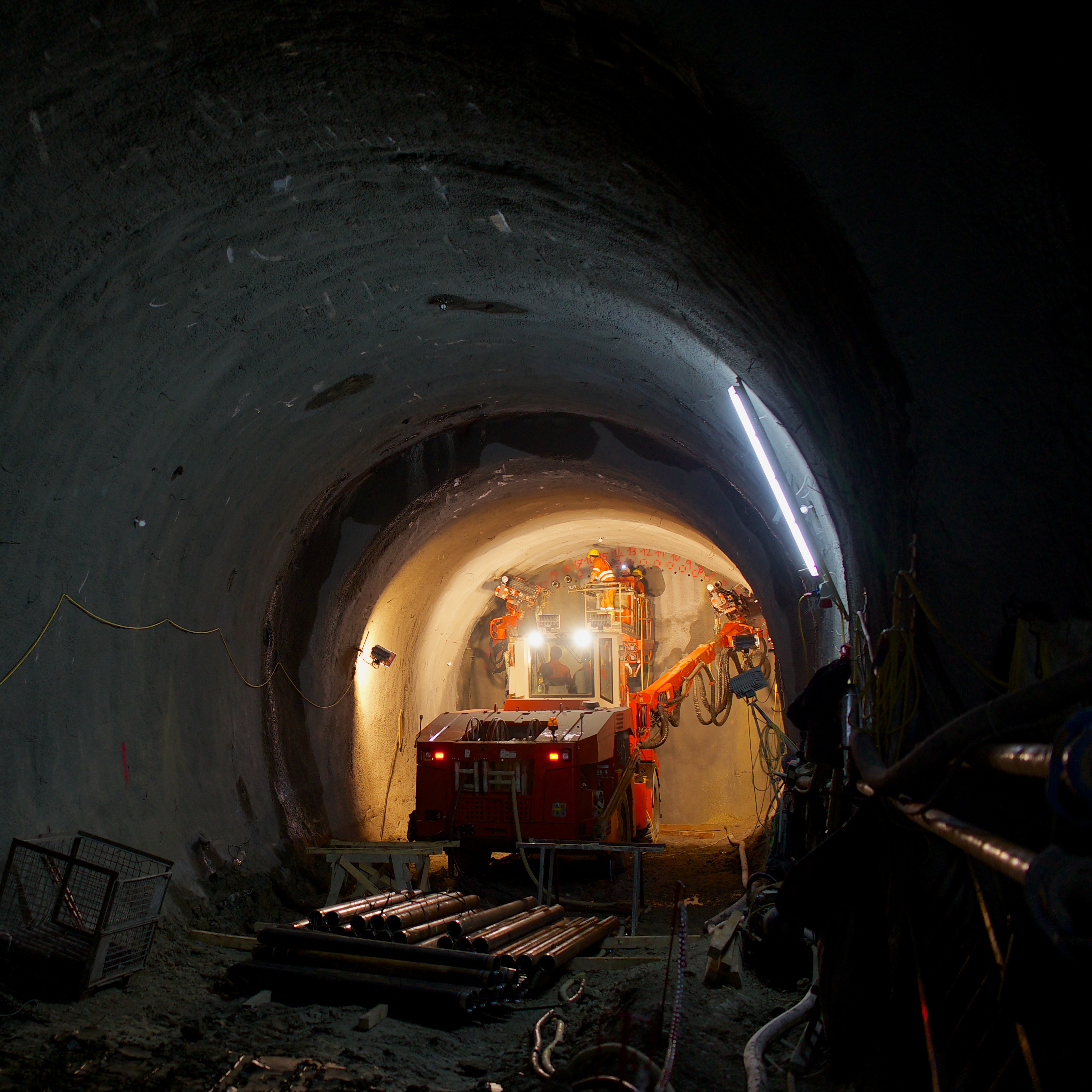 U-Bahn Wien - Baulos U1-8 Alaudagasse - Tunnelkonstruksjon