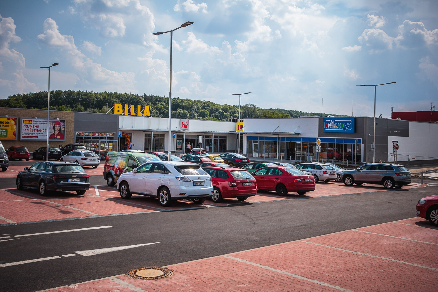 Praha 9 – Retail Park Poděbradská - Bygningskonstruksjon