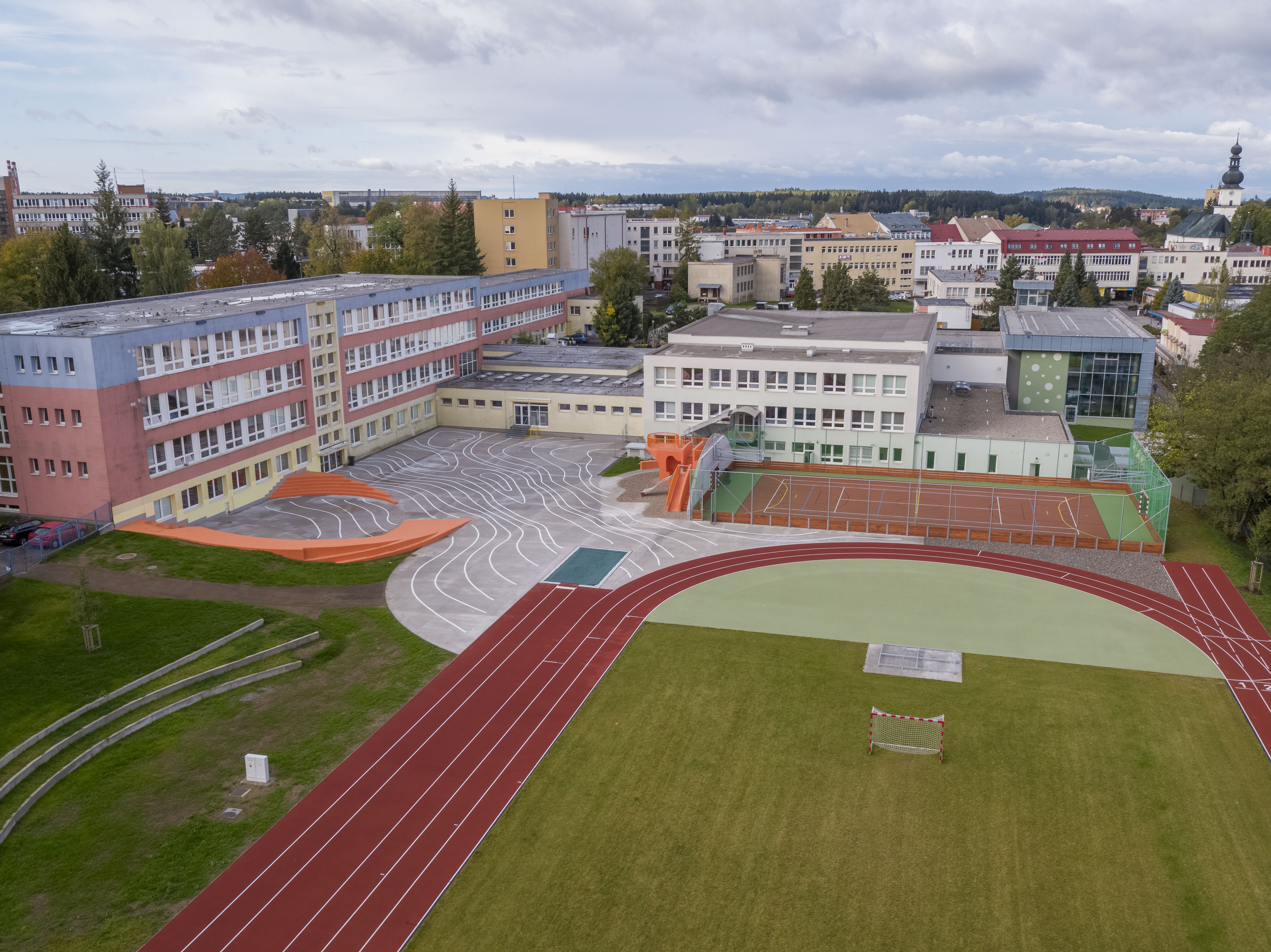 Žďár nad Sázavou – rekonstrukce sportovního areálu ZŠ Švermova - Spesialkompetanse