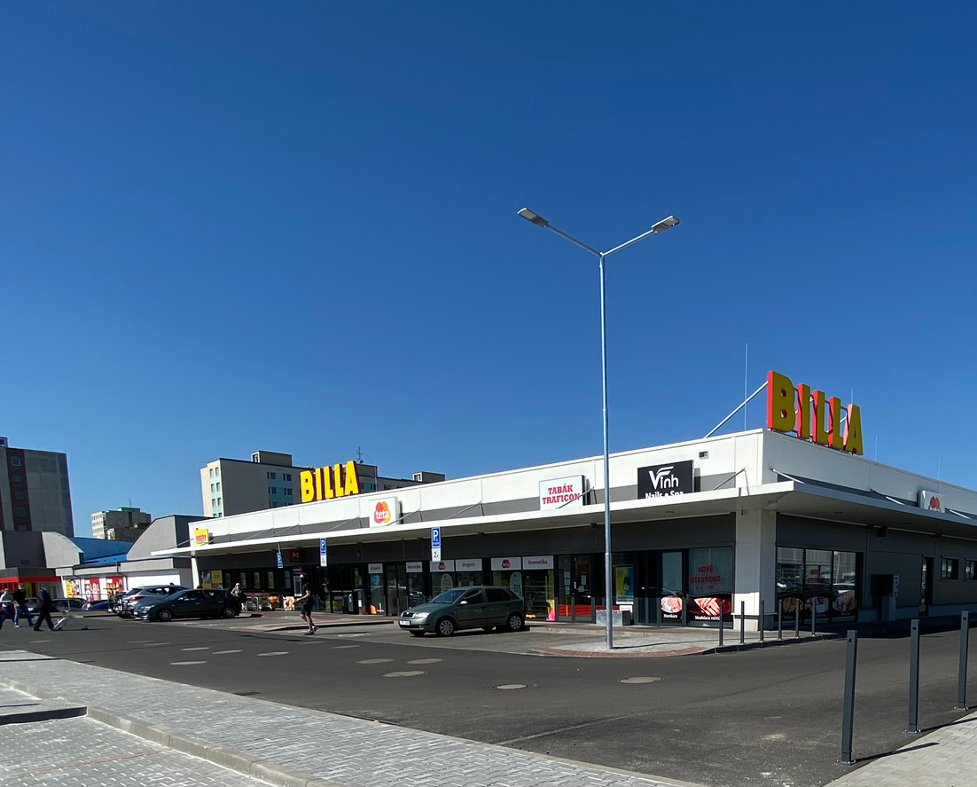 Mladá Boleslav – Retail Park - Bygningskonstruksjon