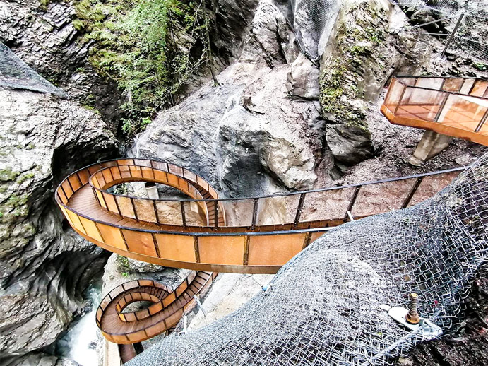 HELIX Liechtensteinklamm, St. Johann im Pongau - Anleggsvirksomhet