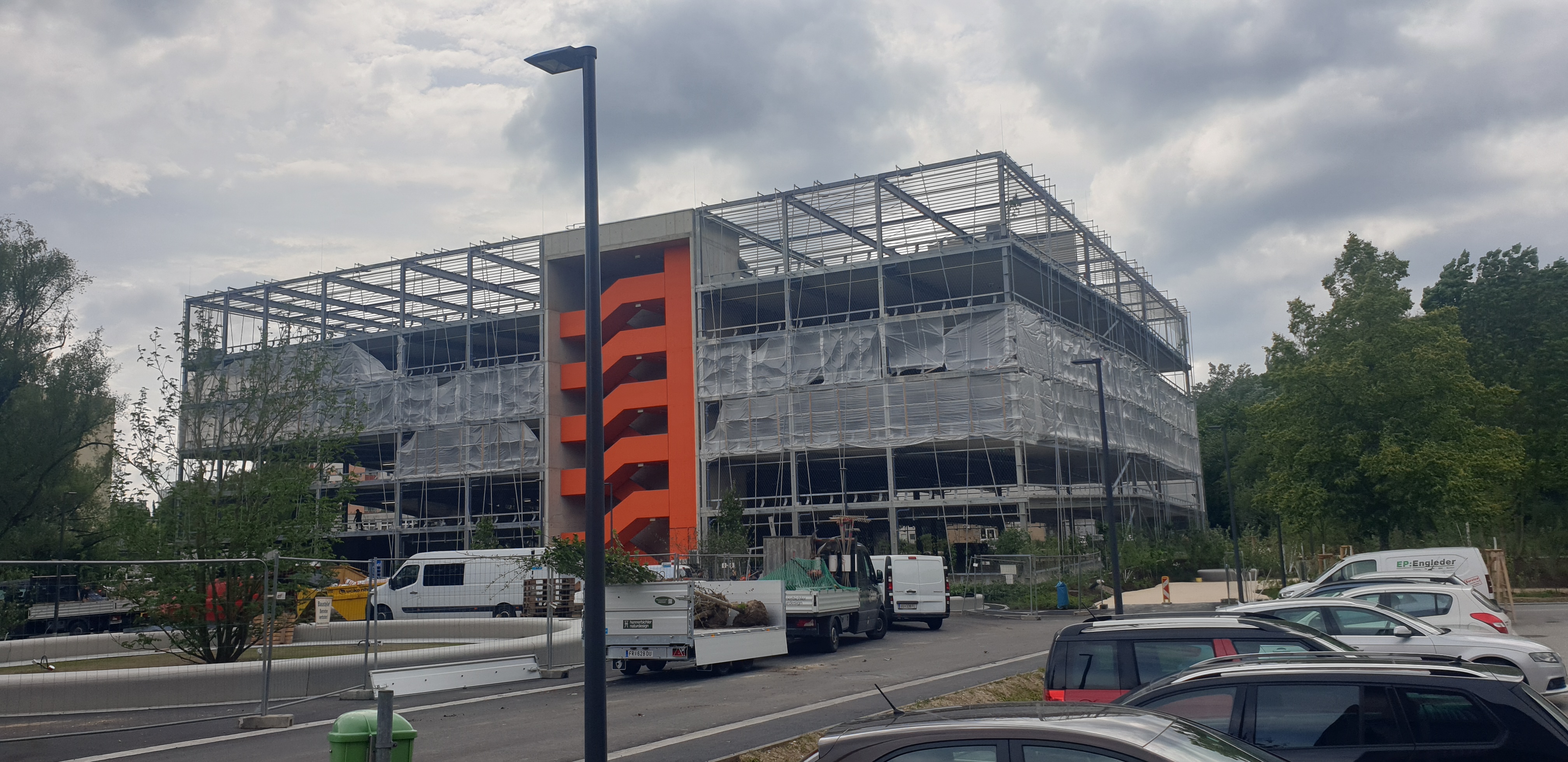 ARGE JKU Campus West - Bygningskonstruksjon