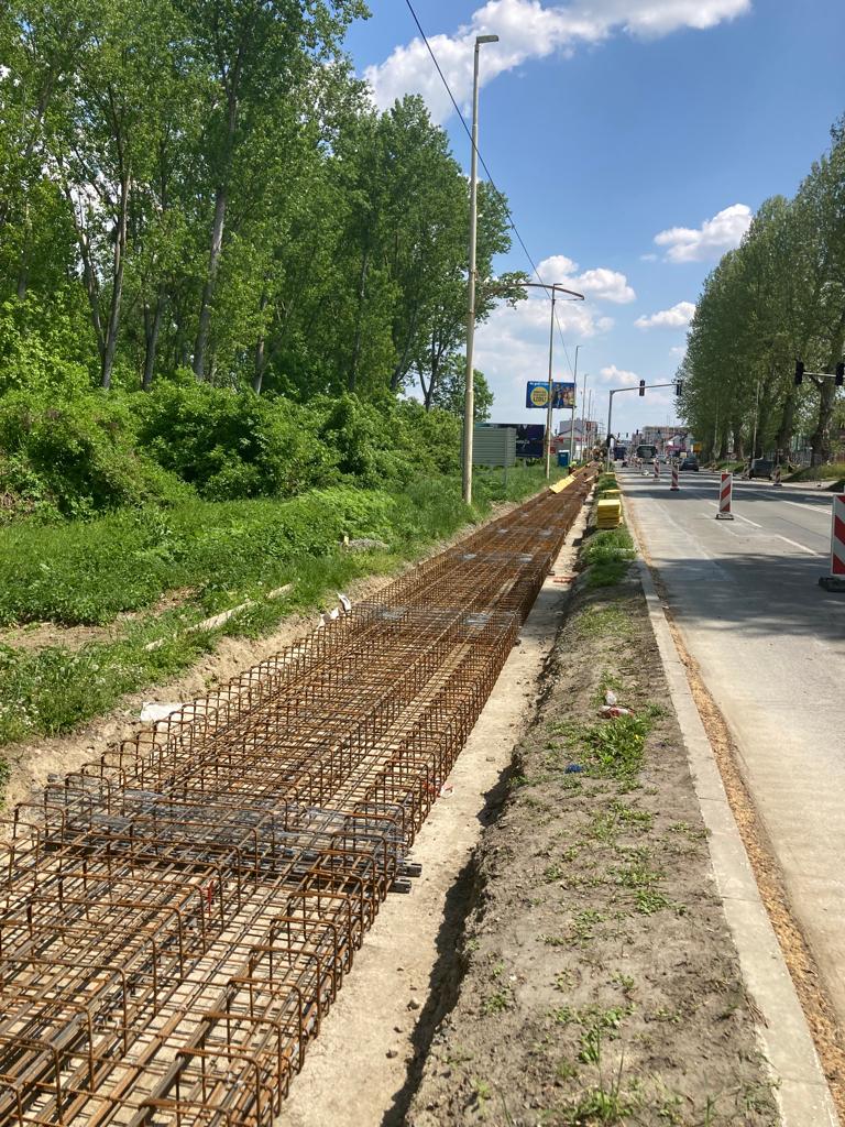 Građevinski radovi na modernizaciji tramvajske pruge i tramvajskih stajališta - Anleggsvirksomhet