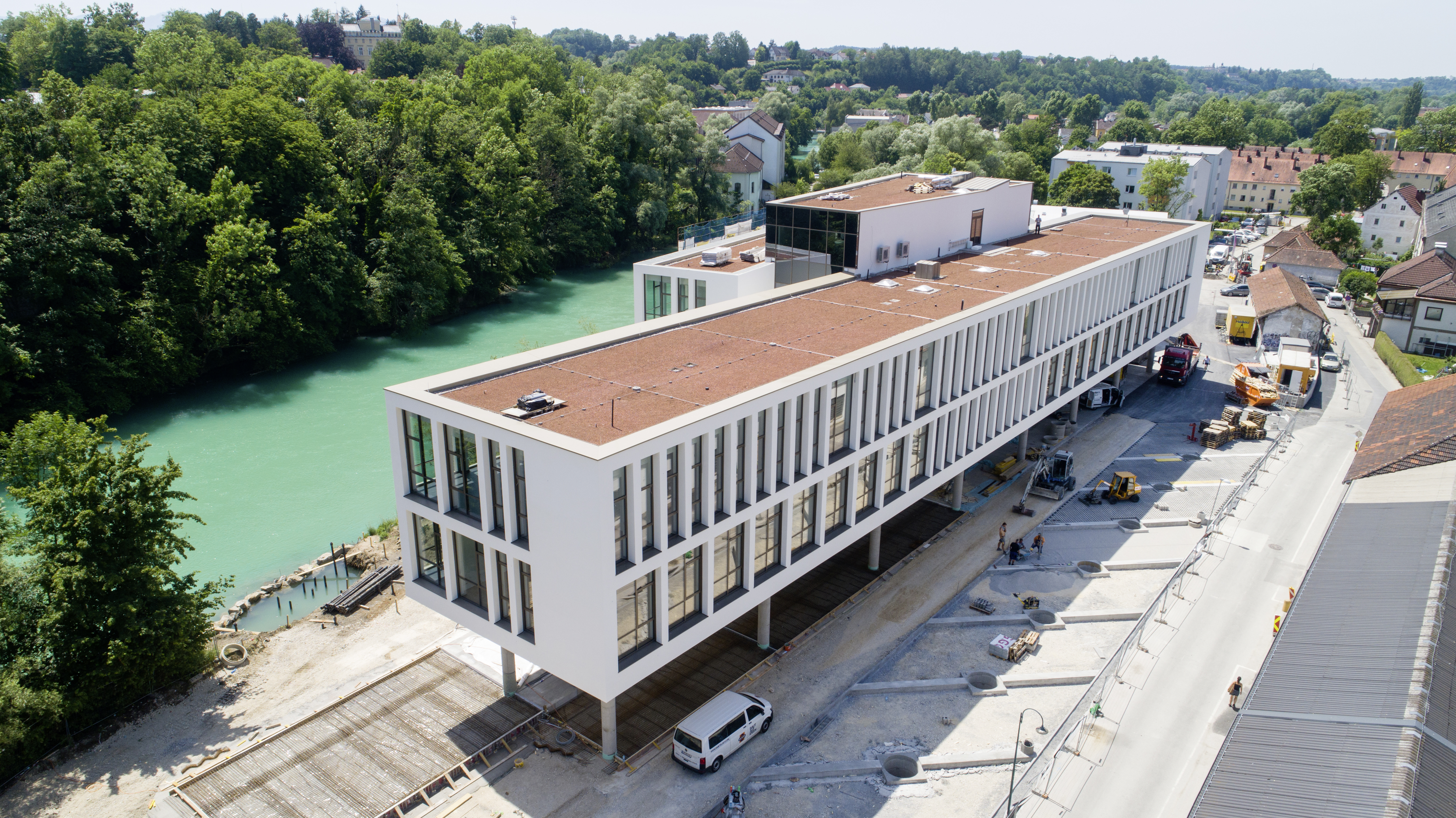 Campusgebäude der Fachhochschule, Steyr - Bygningskonstruksjon