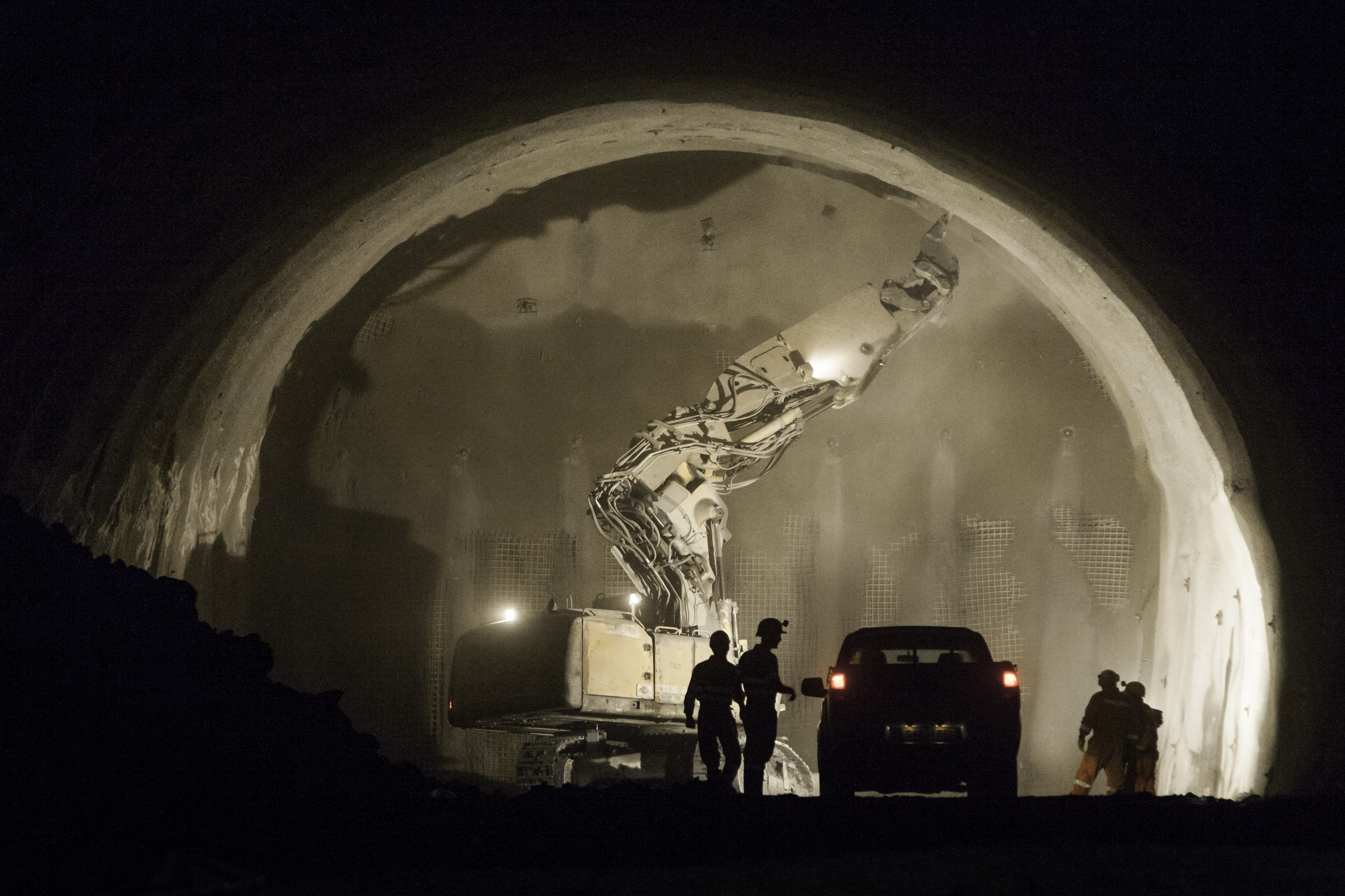 Brenner Basistunnel - Erkundungstunnel Wolf 2 - Tunnelkonstruksjon