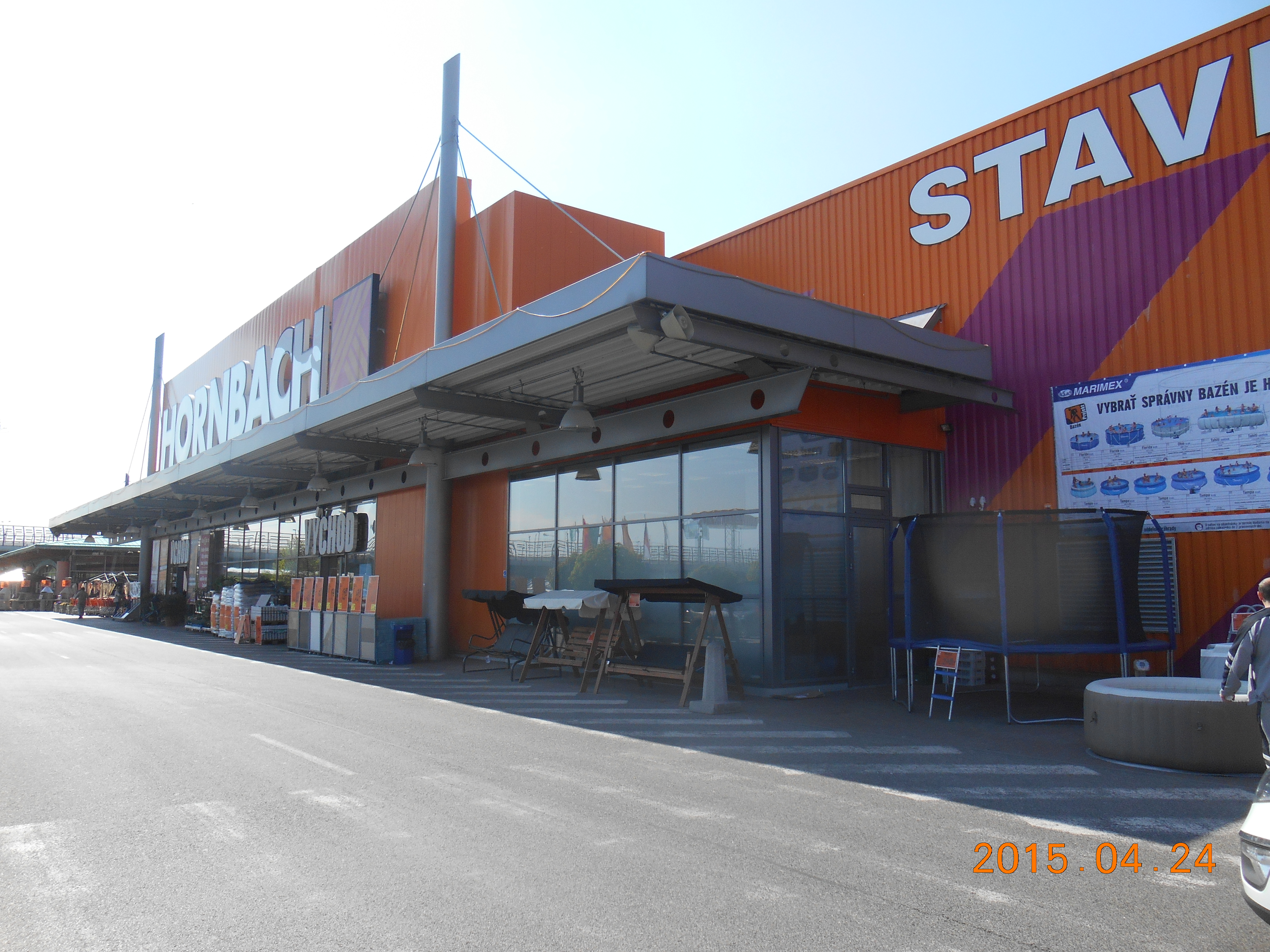 Hornbach Bratislava, Košice - prístavba pekární / obchodné centrá - Bygningskonstruksjon