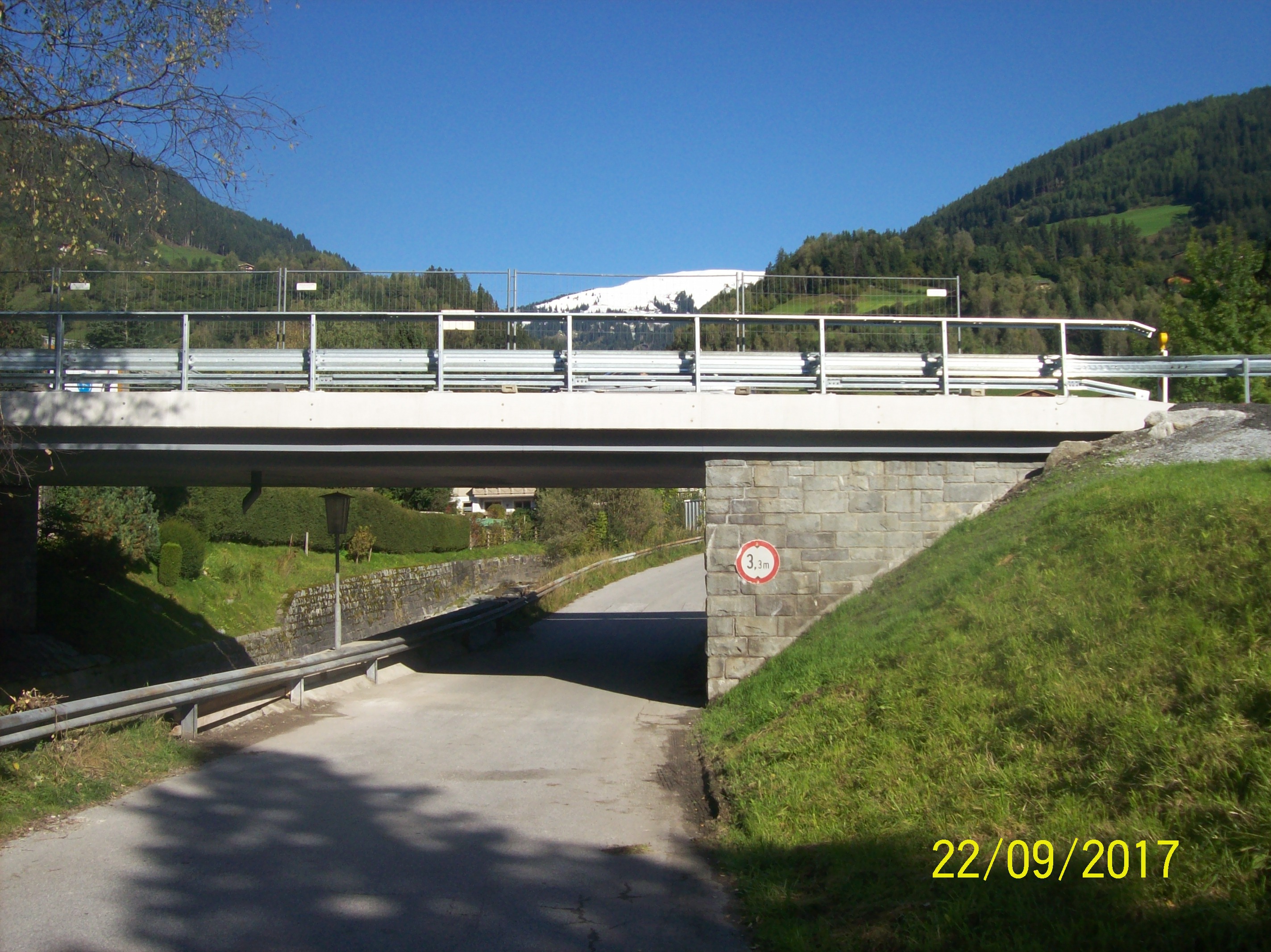 Mühlbachbrücken B165 in Mühlbach im Pinzgau - Vei- og brobygging