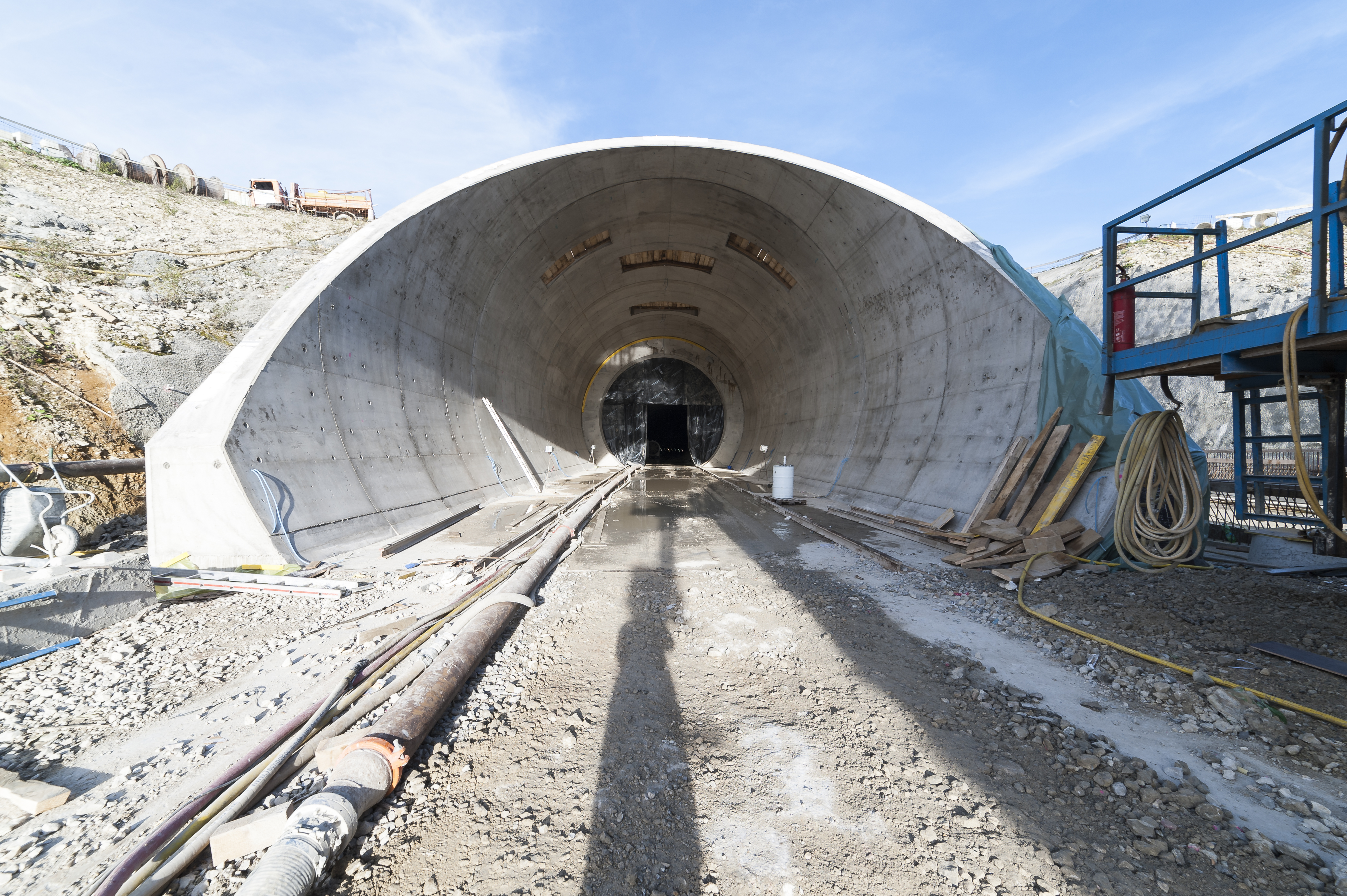 Tunnel Albaufstieg - Tunnelkonstruksjon