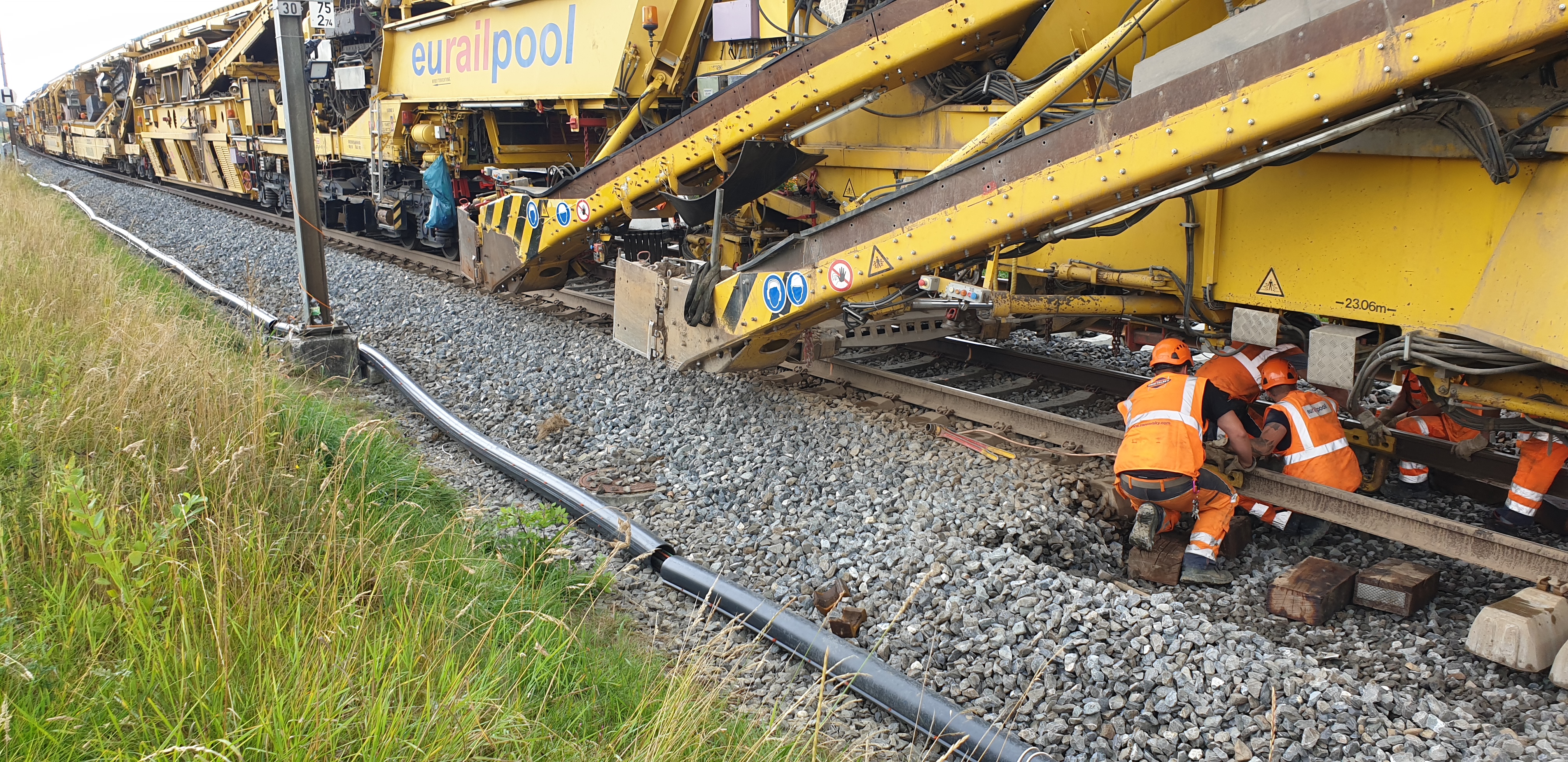 Fahrbahnerneuerung Sempach Sursee - Jernbanebygging