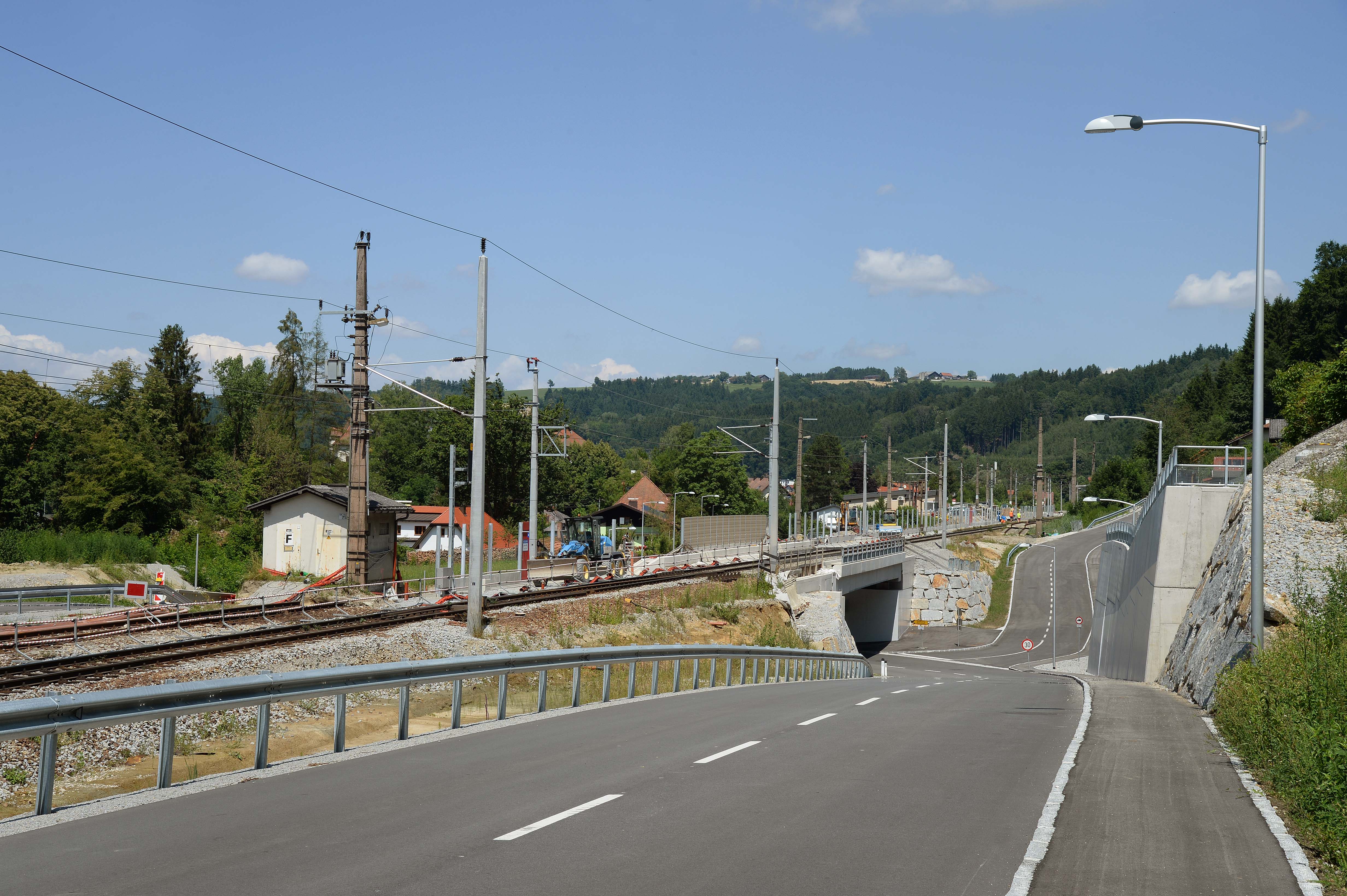 Umbau Bahnhof Wernstein - Jernbanebygging