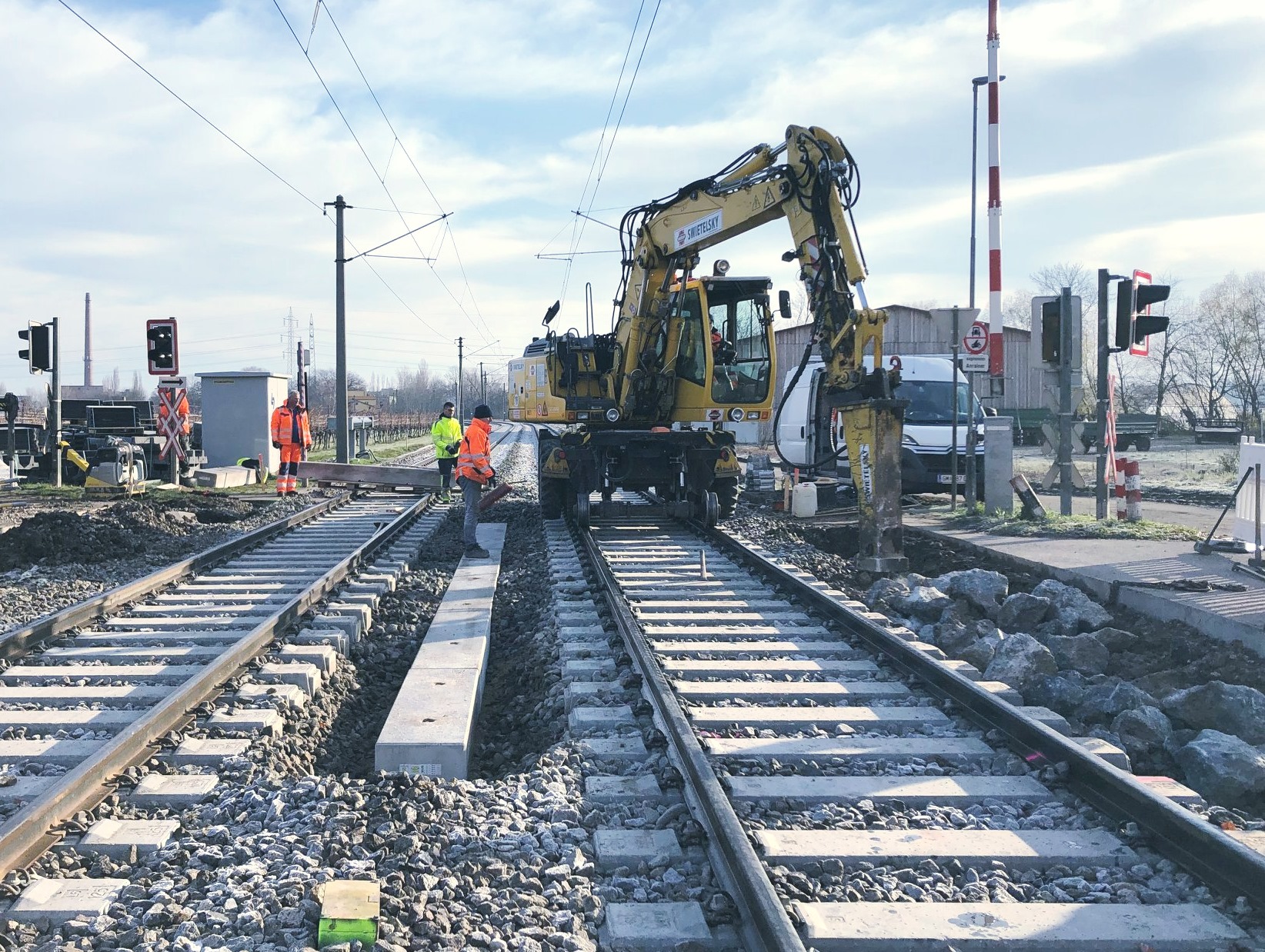 Erneuerung Oberbau - WLB Traiskirchen - Jernbanebygging