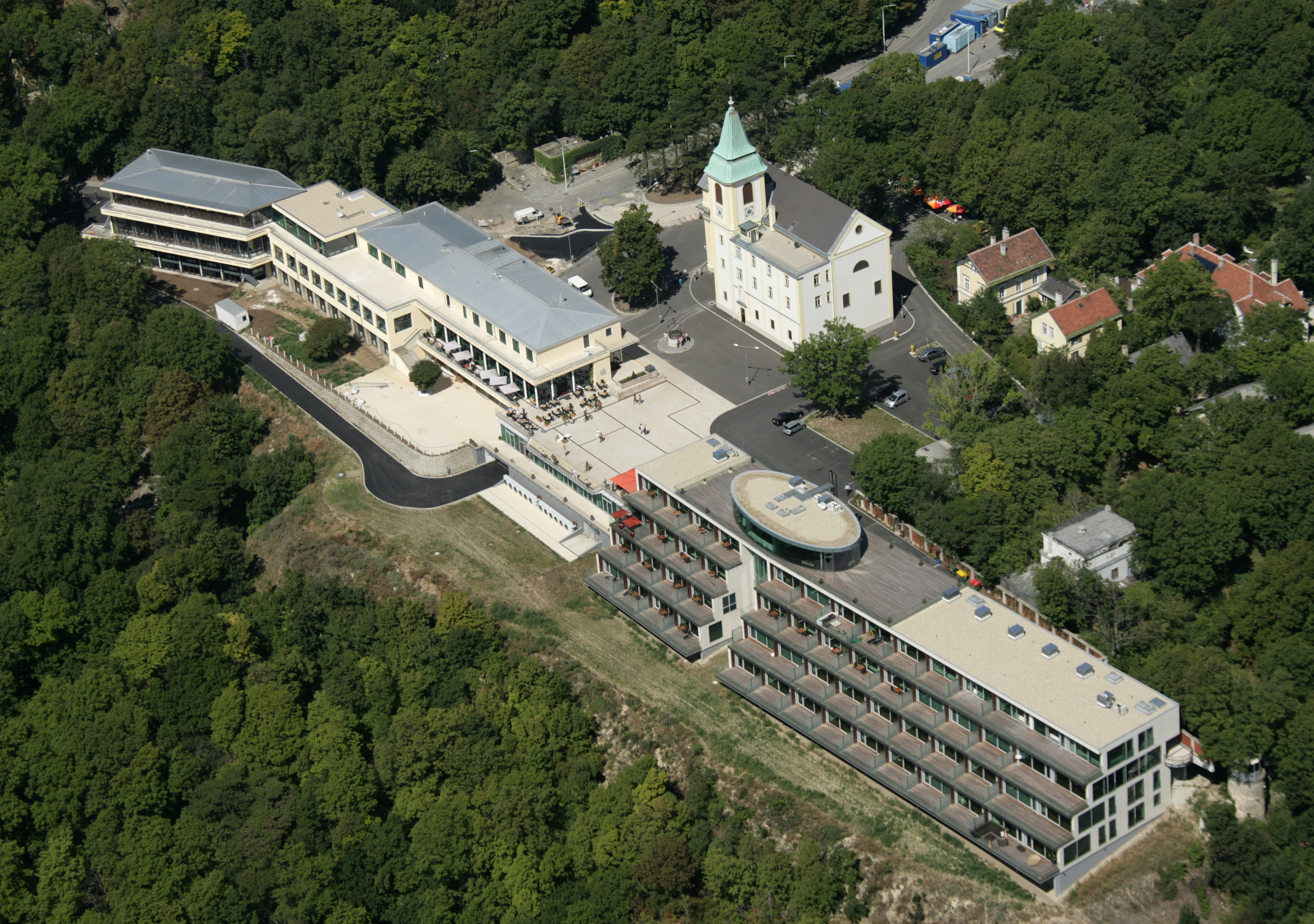 Hotel Kahlenberg - Bygningskonstruksjon