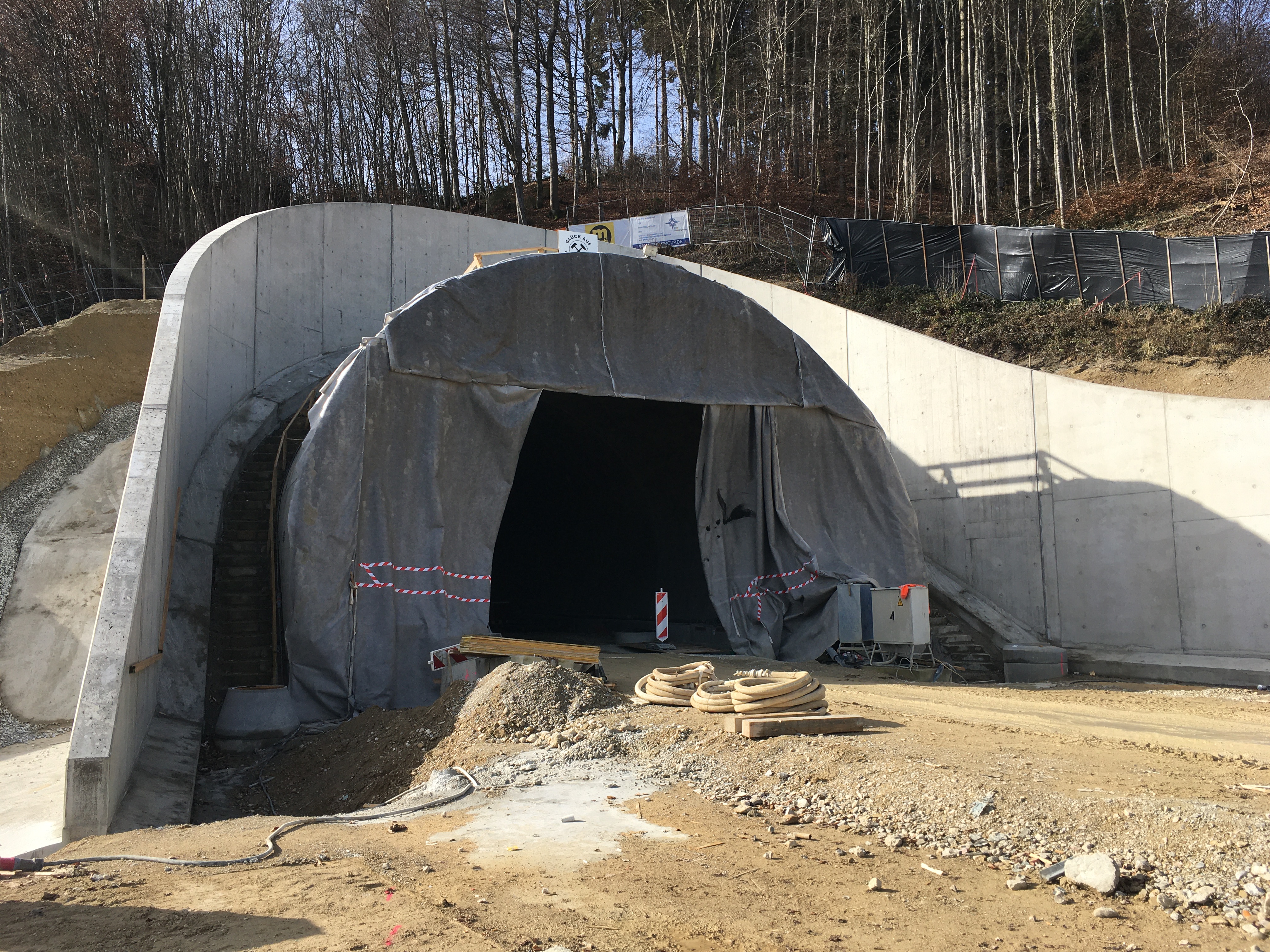 Aubergtunnel, Altenmarkt - Bygningskonstruksjon