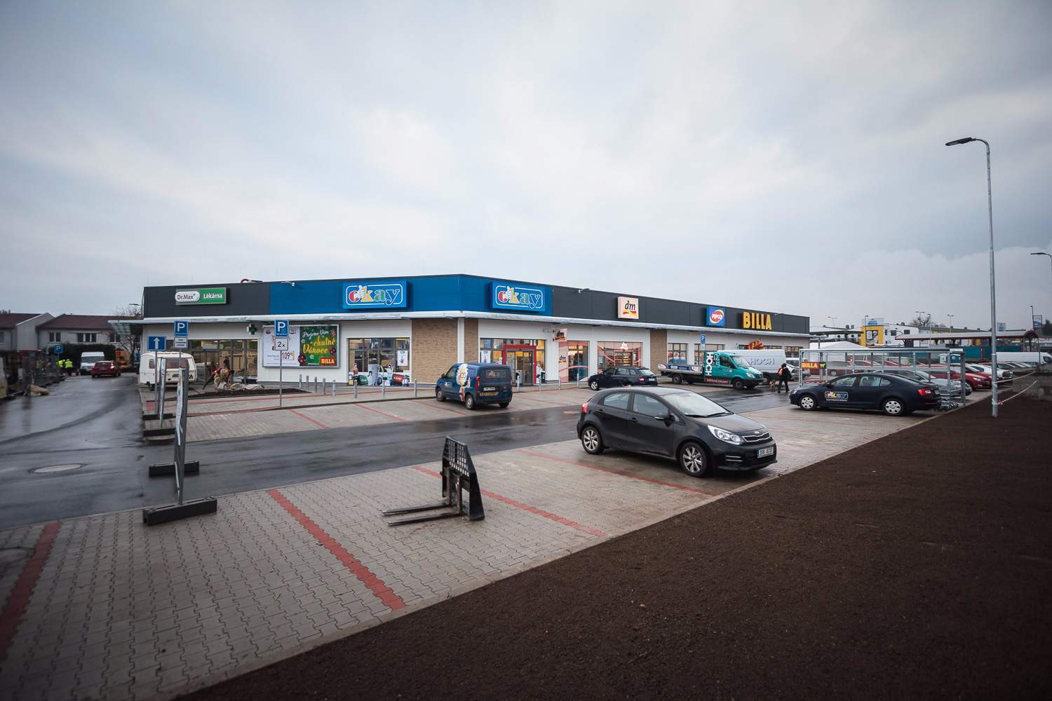 Vestec – Retail Park - Bygningskonstruksjon