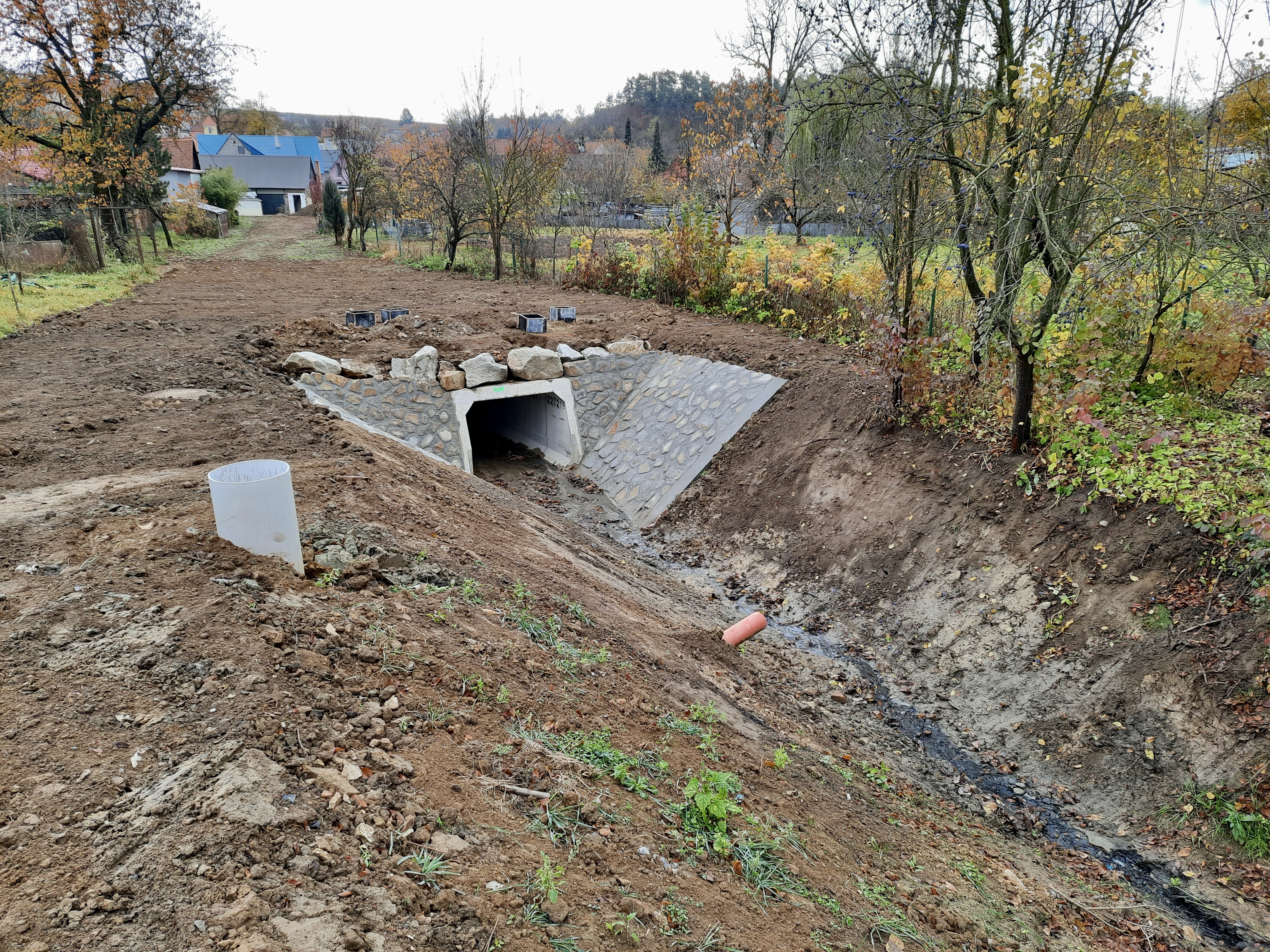 Ořechov a Vážany – vybudování společné ČOV - Anleggsvirksomhet