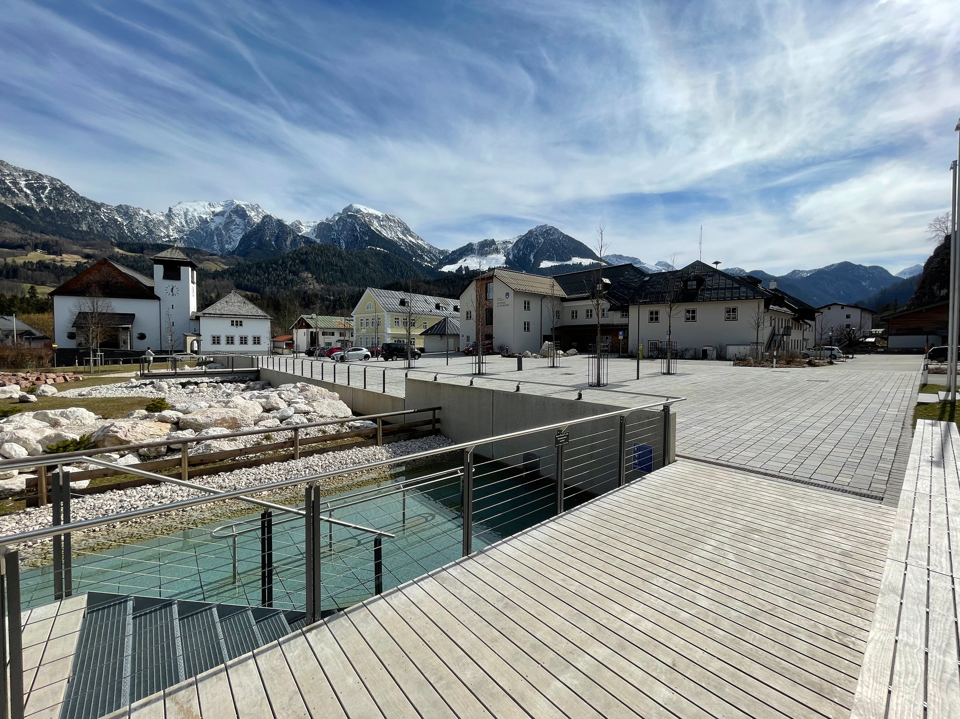 Außenanlagen Rathaus, Schönau am Königsee - Anleggsvirksomhet