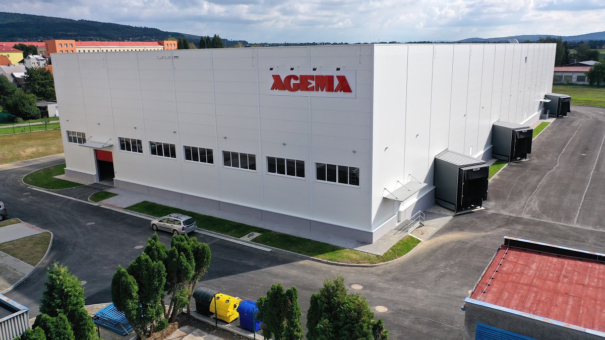 Holešov – novostavba výrobního areálu AGEMA EUROPE - Bygningskonstruksjon