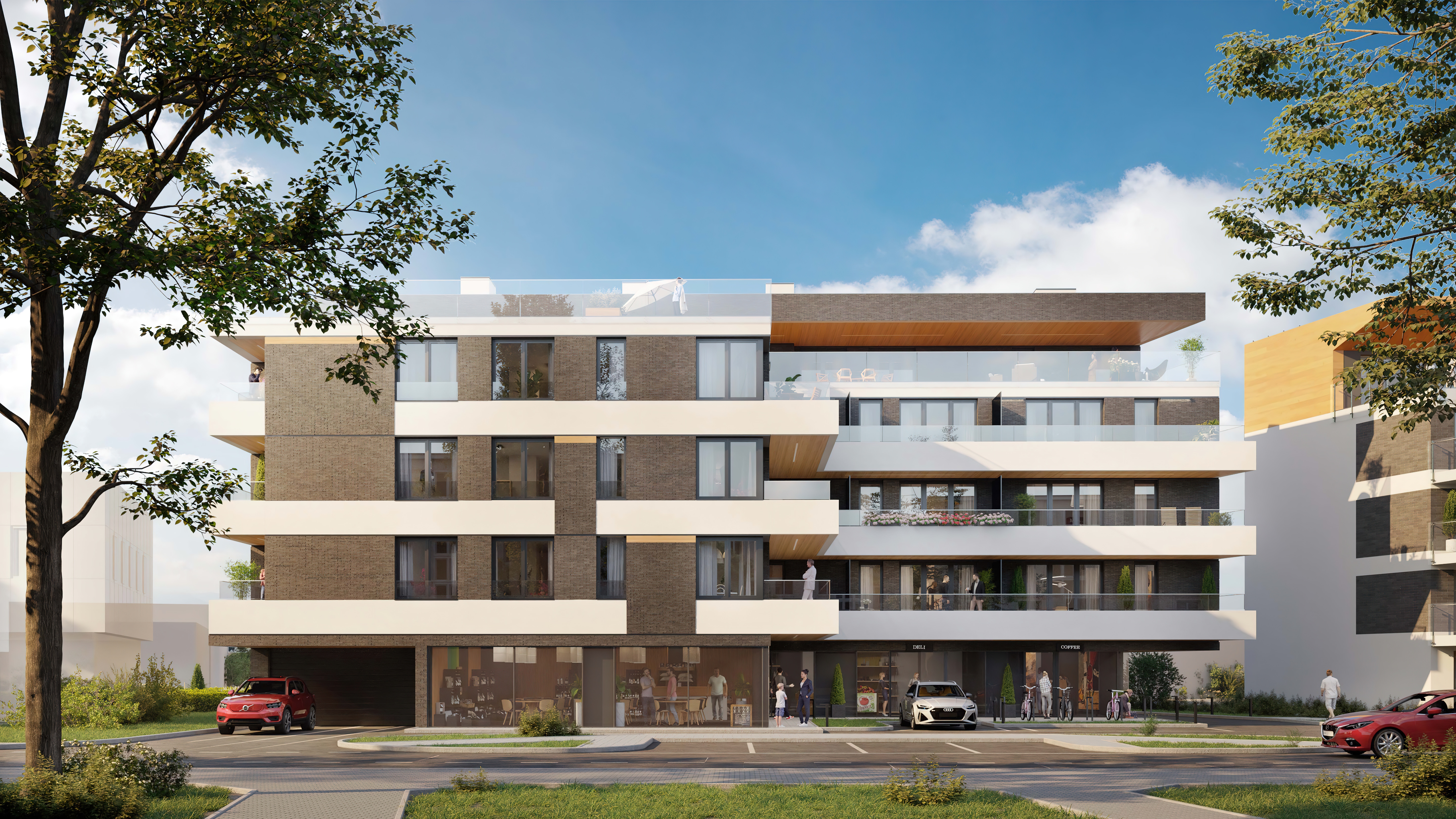 Budynek Apartamentowy Linde Residence II - Bygningskonstruksjon