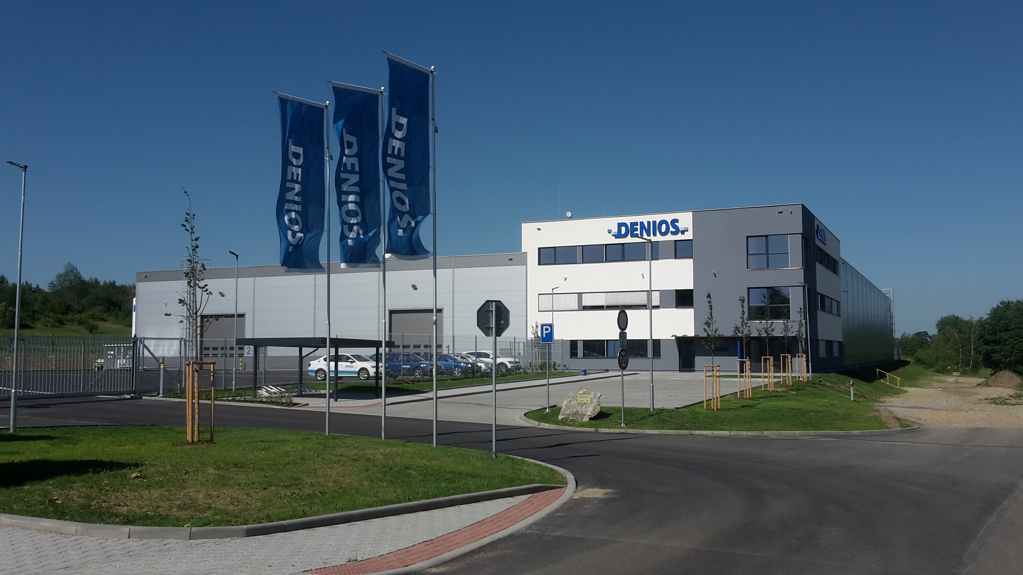 Strakonice – výrobní hala Denios - Bygningskonstruksjon