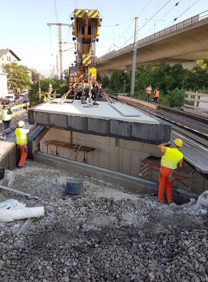 Durchlass Wien Nußdorf - Vei- og brobygging