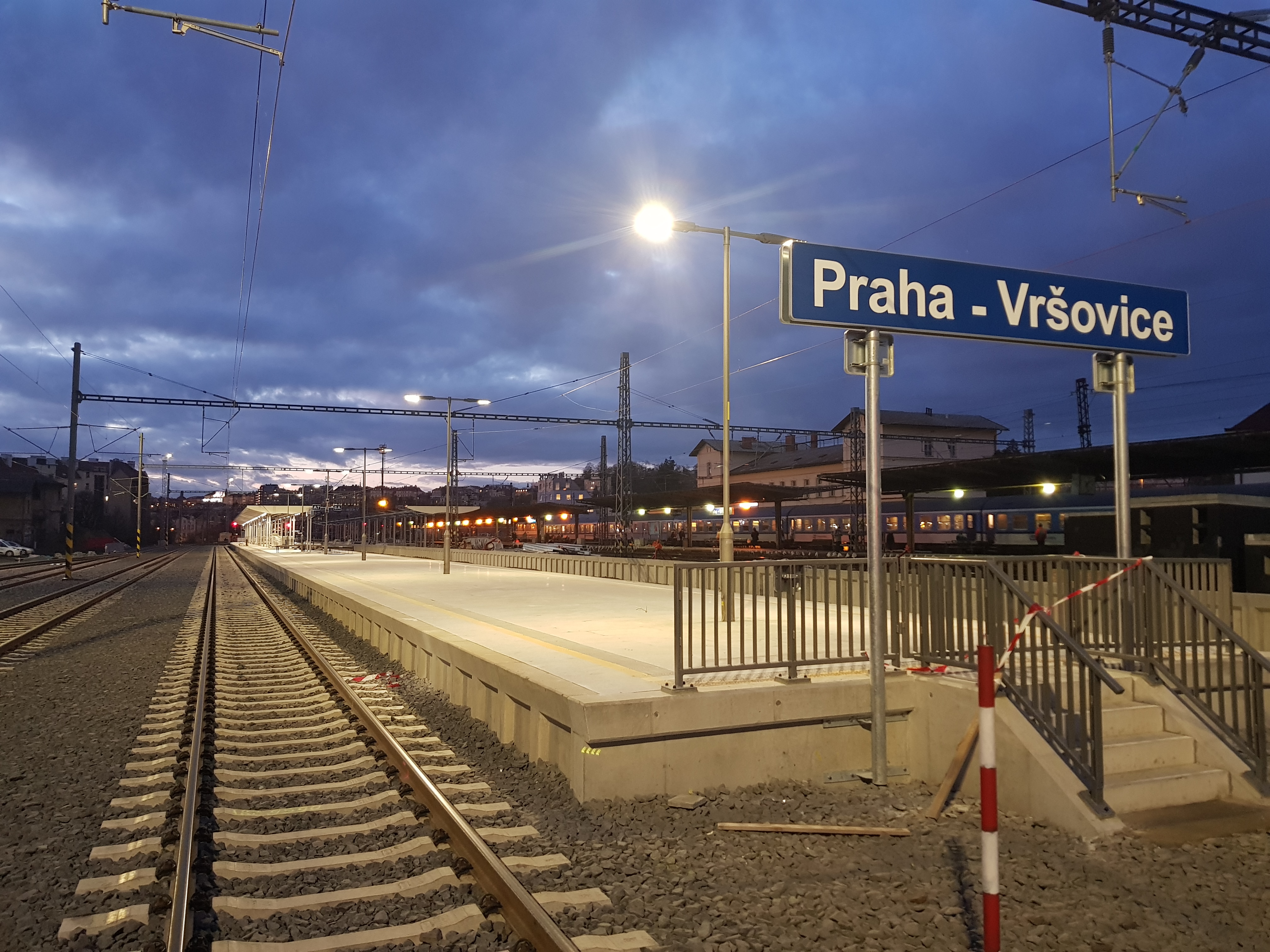 Optimalizace traťového úseku Praha Hostivař – Praha hl. n. (II. část) - Jernbanebygging