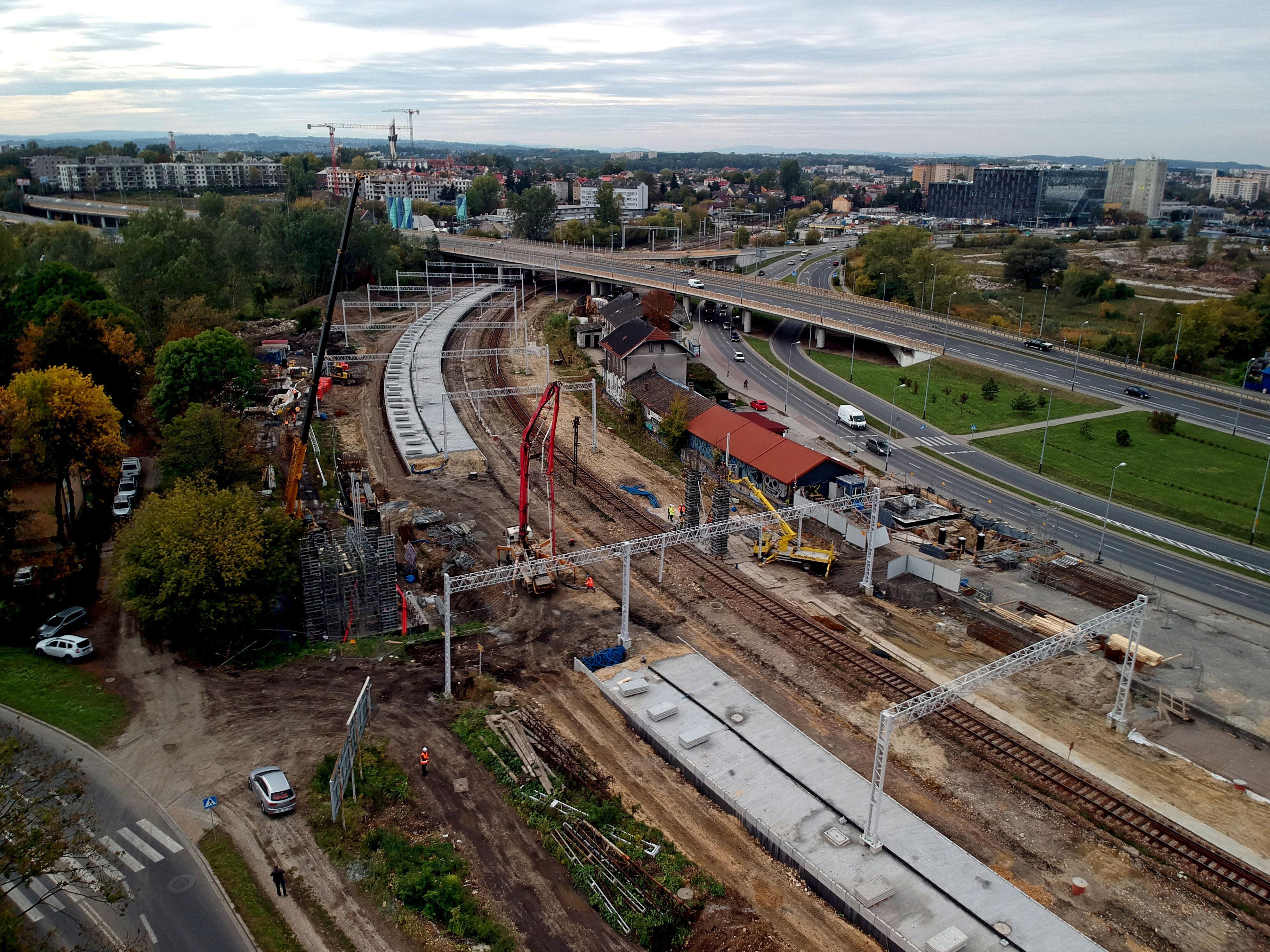 Linia 94 – Odcinek Kraków Bonarka – Podbory Skawińskie - Jernbanebygging