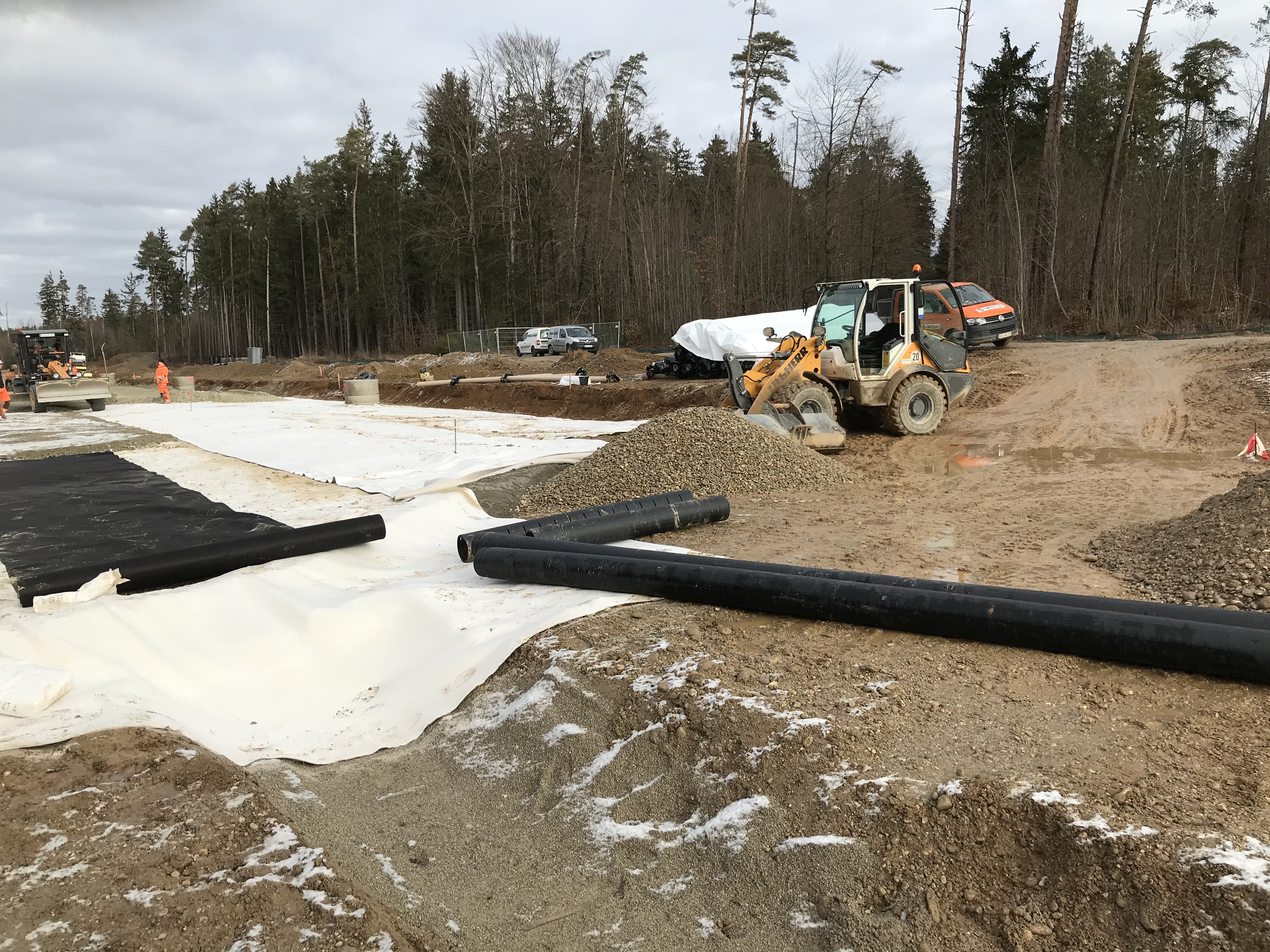 Erweiterung Zentraltorparkplatz - InfraServ Gendorf - Anleggsvirksomhet