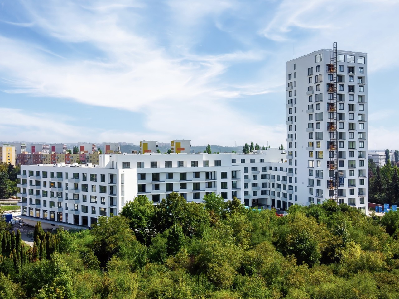 Novostavba brněnského projektu Nad Arboretem - CZ